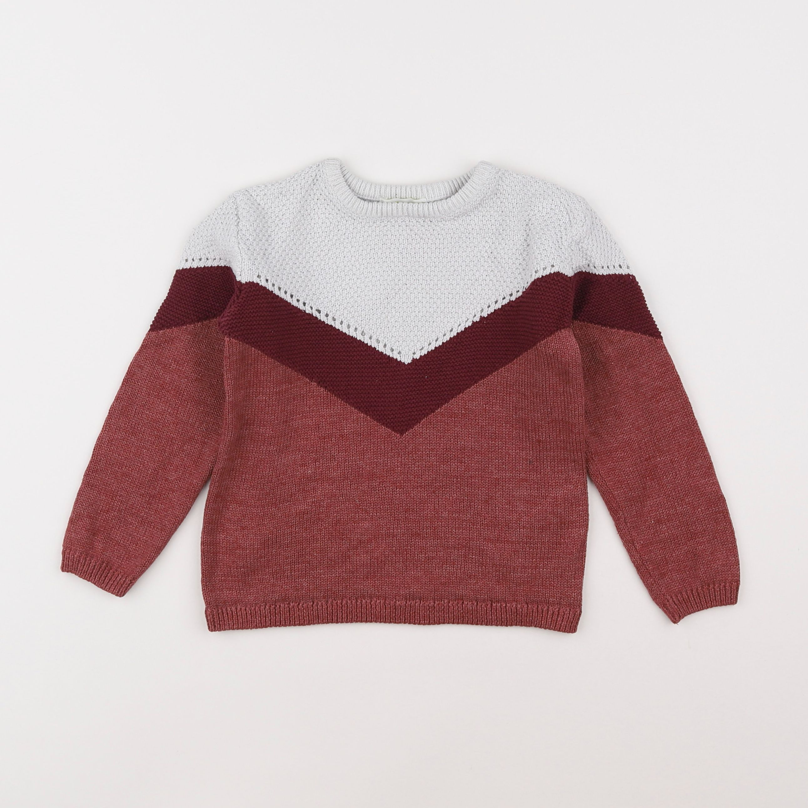 Vertbaudet - pull multicolore - 4 ans