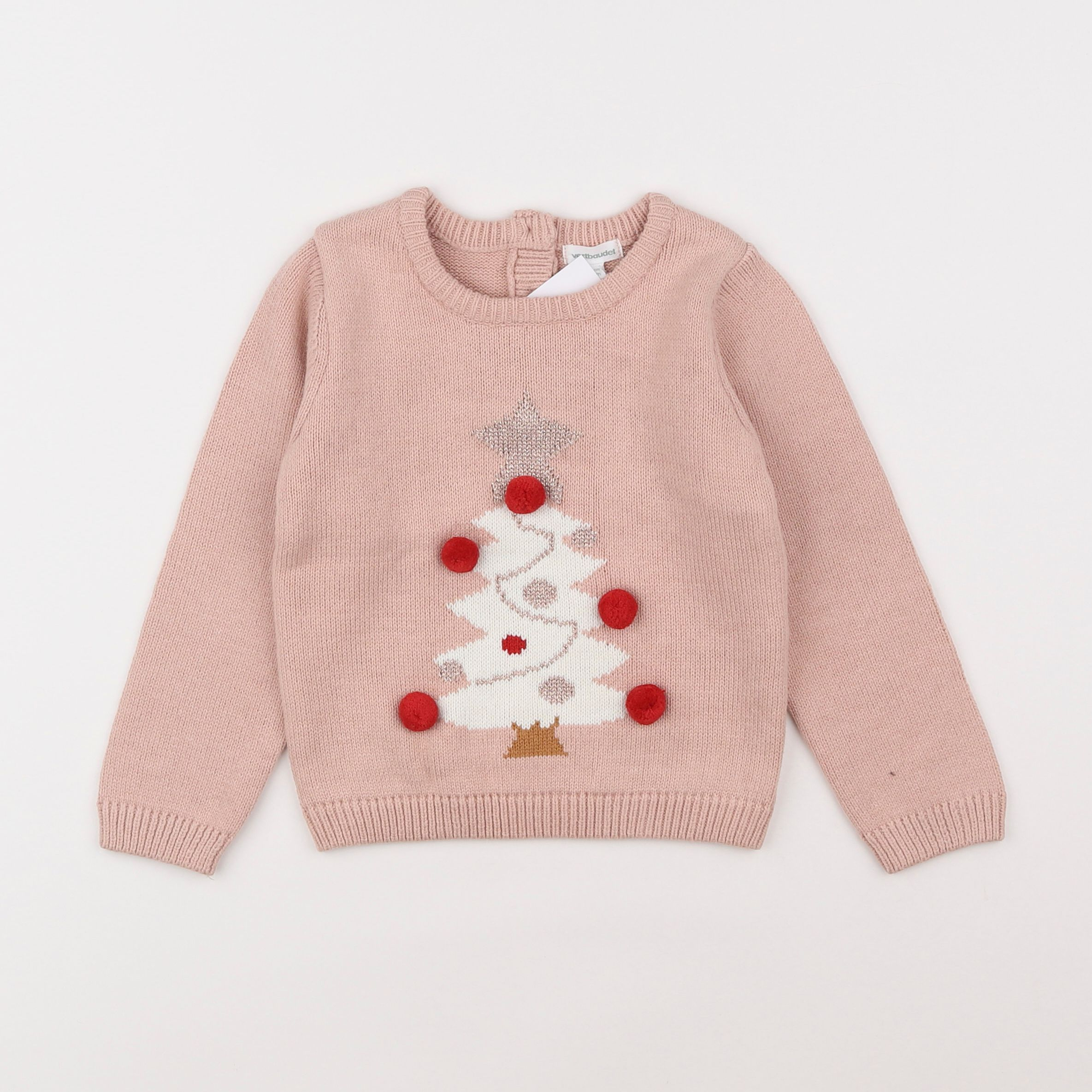 Vertbaudet - pull rose - 3 ans