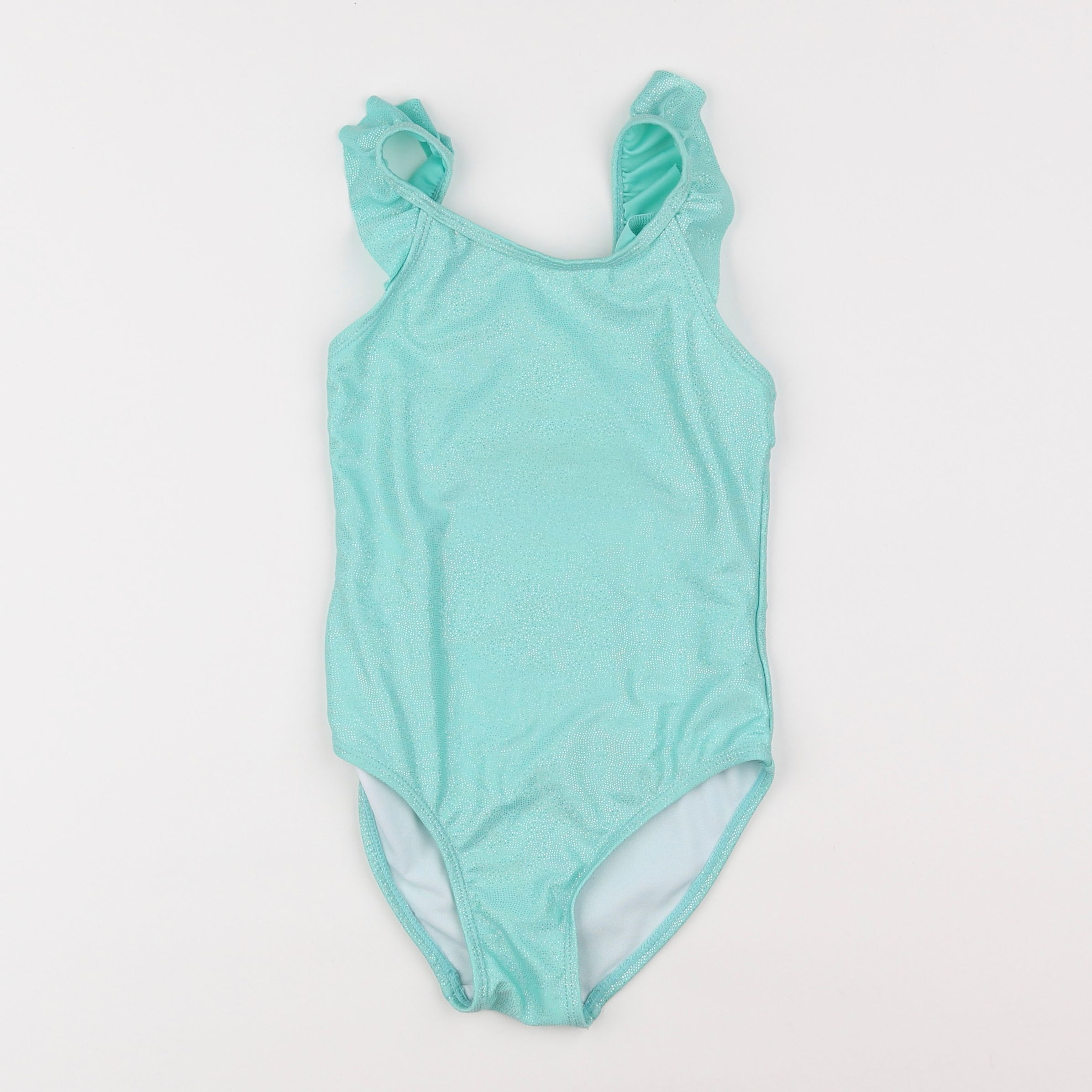 Vertbaudet - maillot de bain vert - 6/8 ans