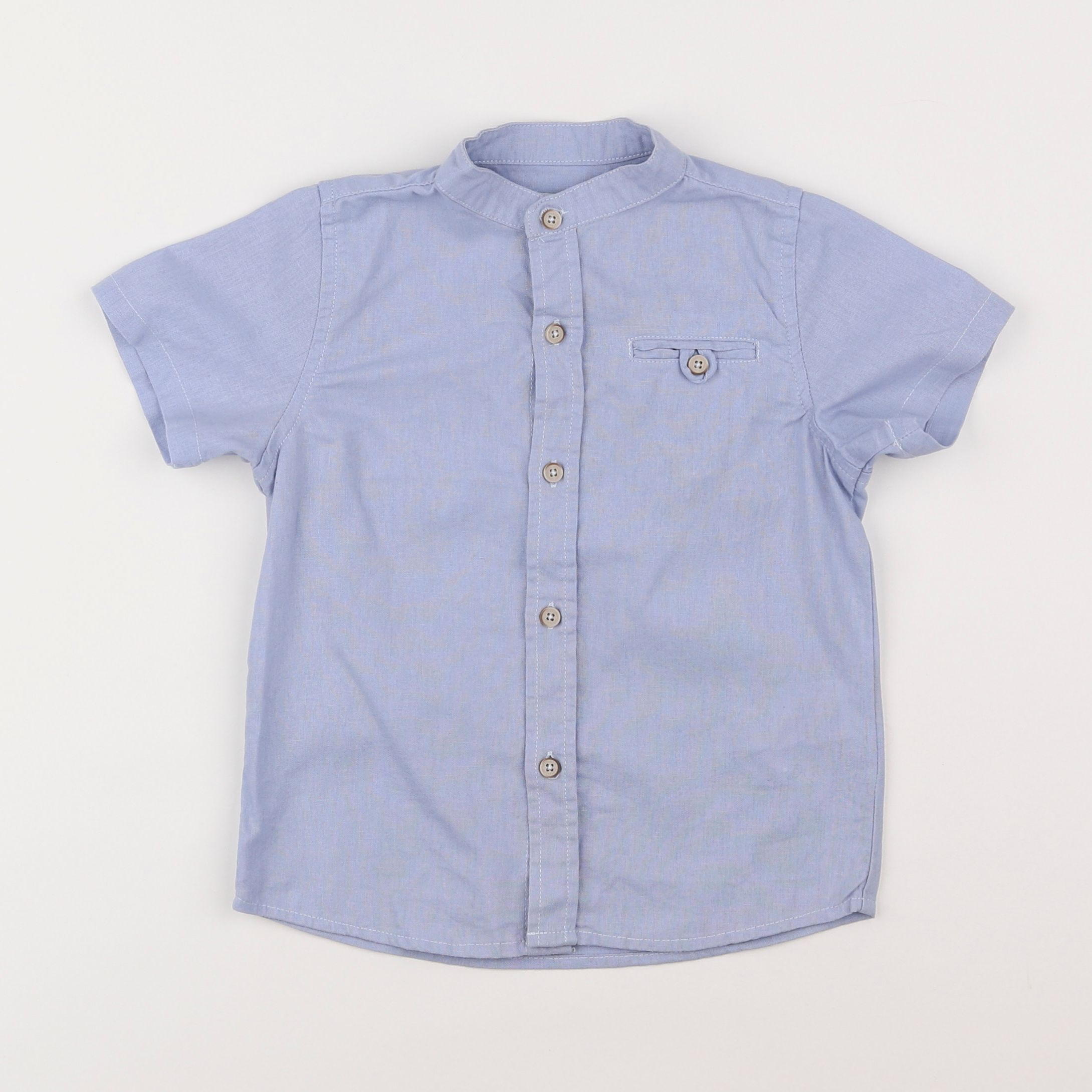 Vertbaudet - chemise bleu - 4 ans