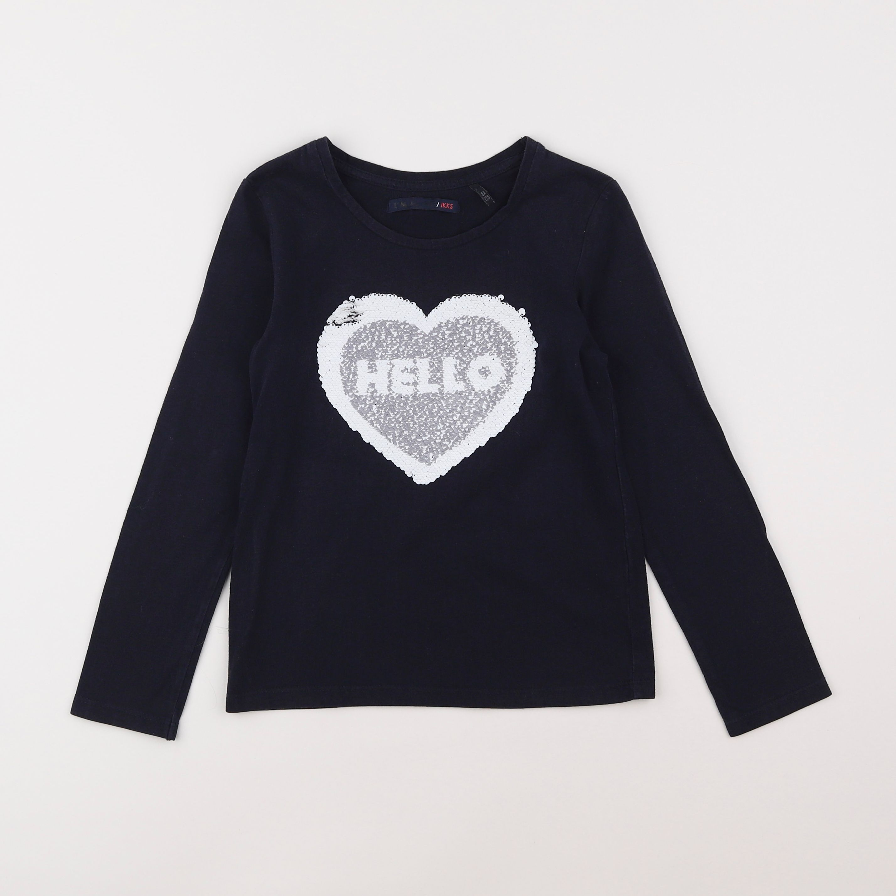 IKKS - tee-shirt bleu - 8 ans