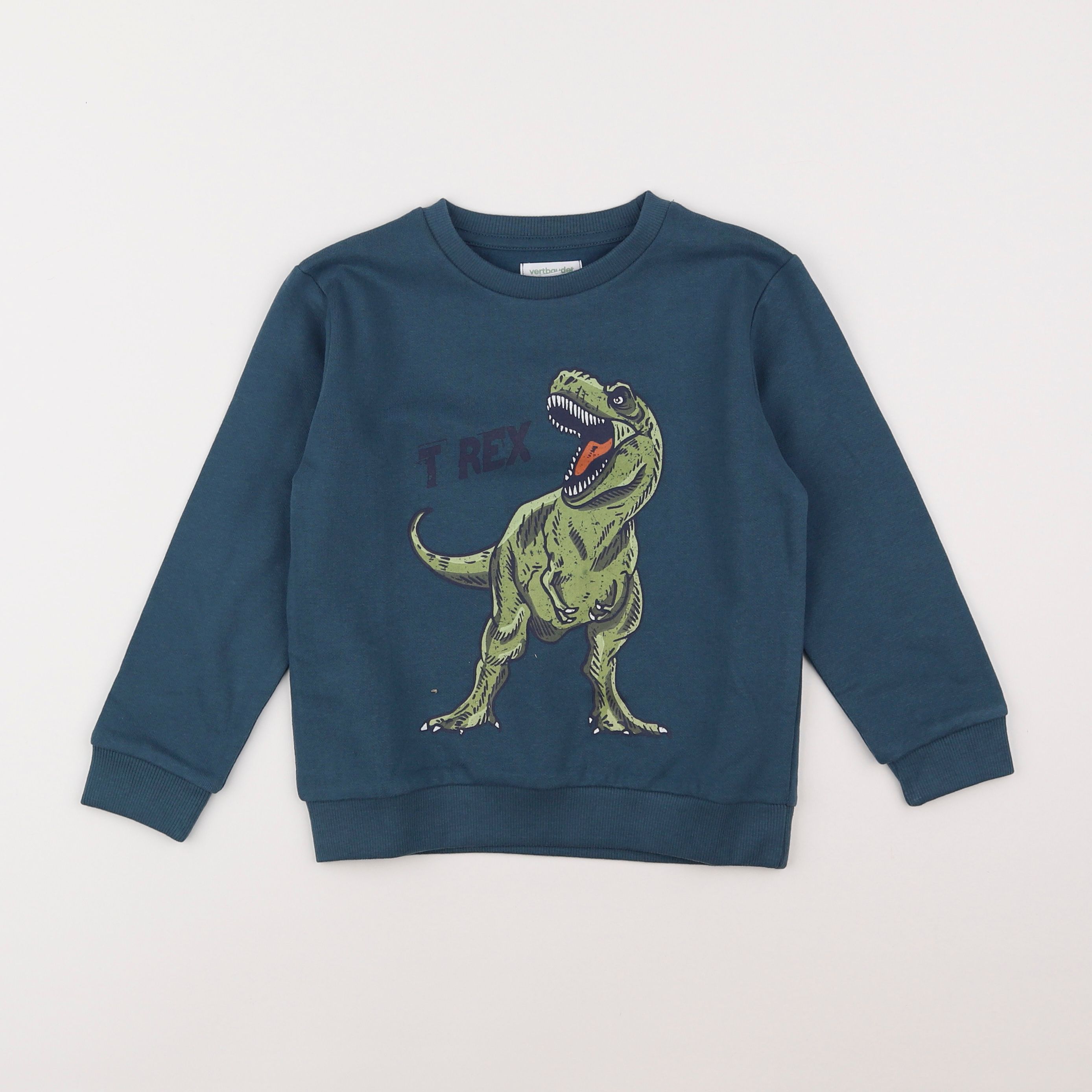 Vertbaudet - sweat bleu - 5 ans