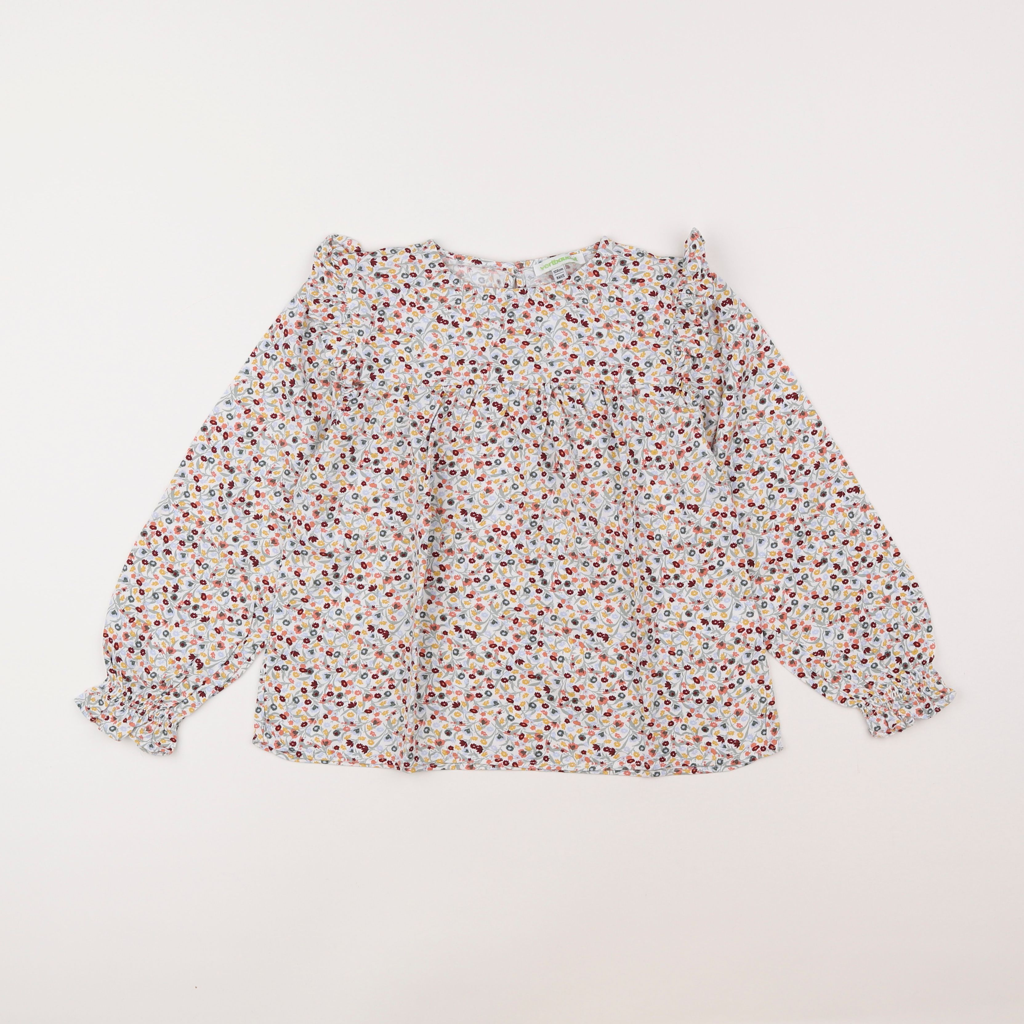 Vertbaudet - blouse multicolore - 8 ans