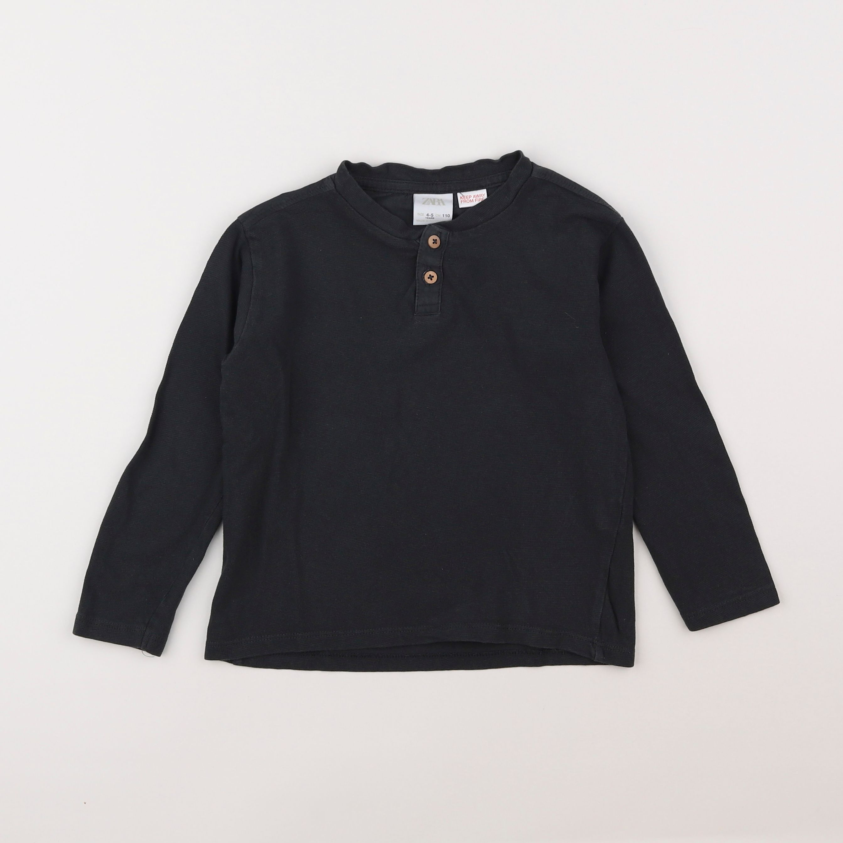 Zara - tee-shirt gris - 4/5 ans