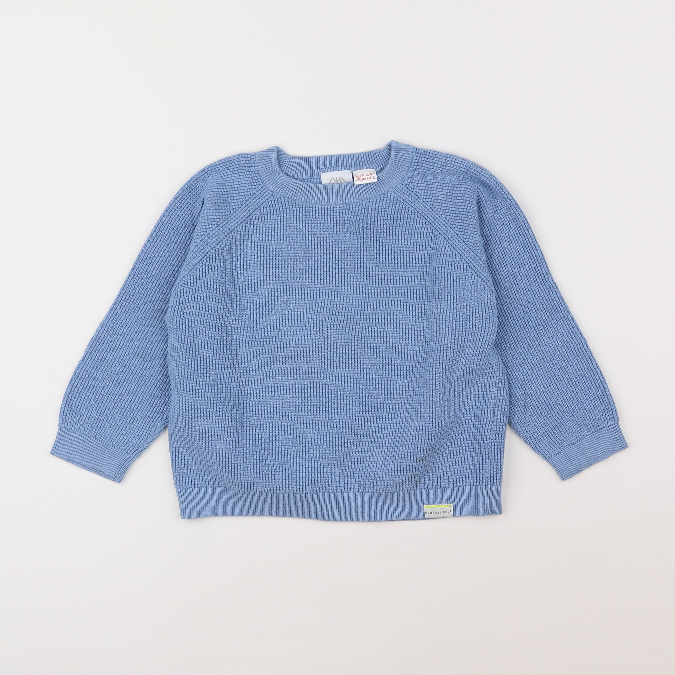 Zara - sweat bleu - 4/5 ans