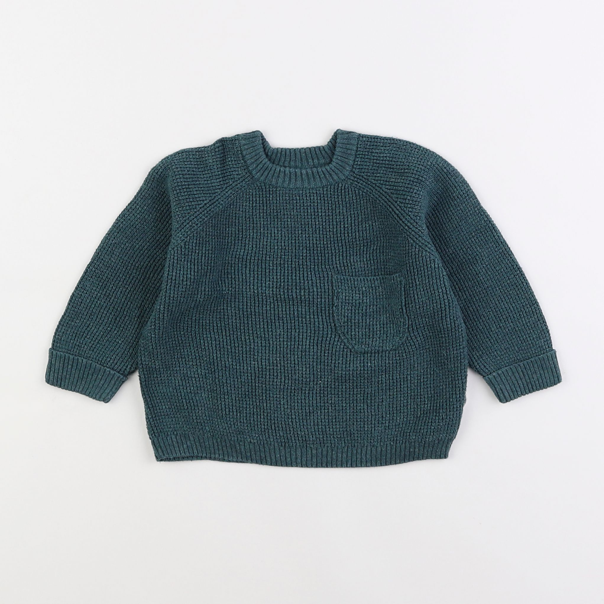 Zara - pull bleu - 9/12 mois