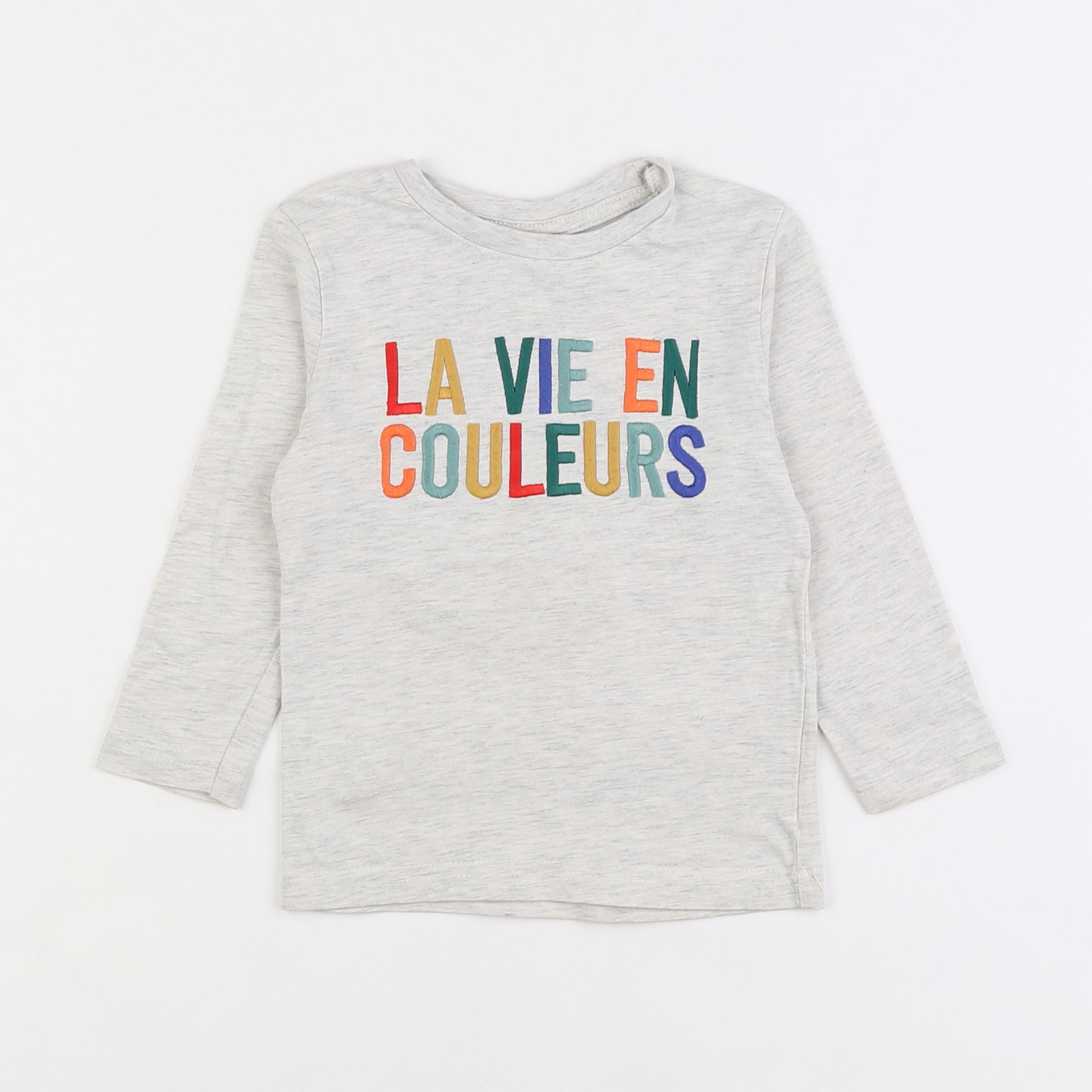 Tape à l'oeil - tee-shirt gris - 2 ans