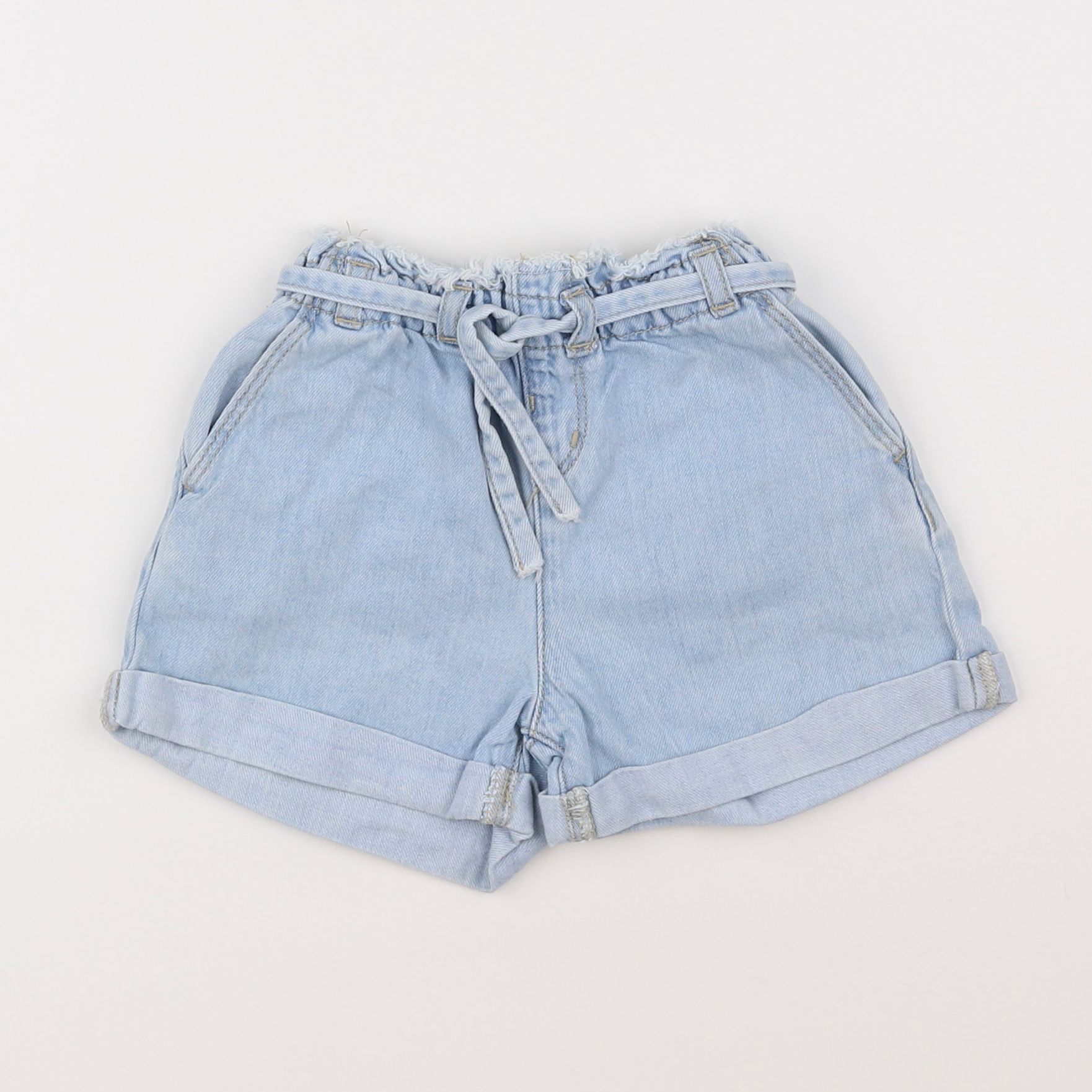 Zara - short bleu - 18 mois à 2 ans