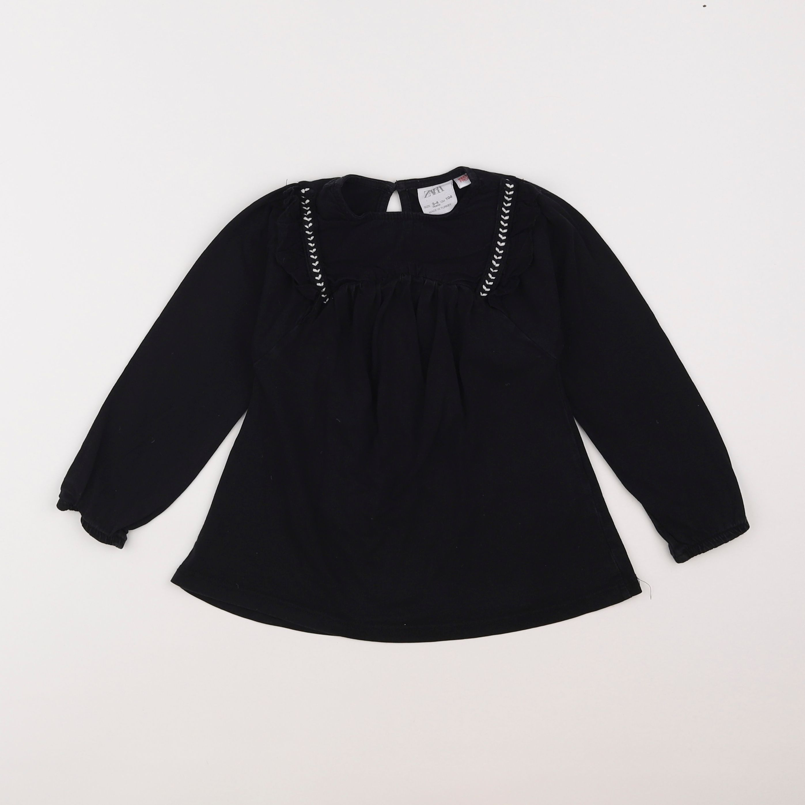 Zara - tee-shirt noir - 3/4 ans