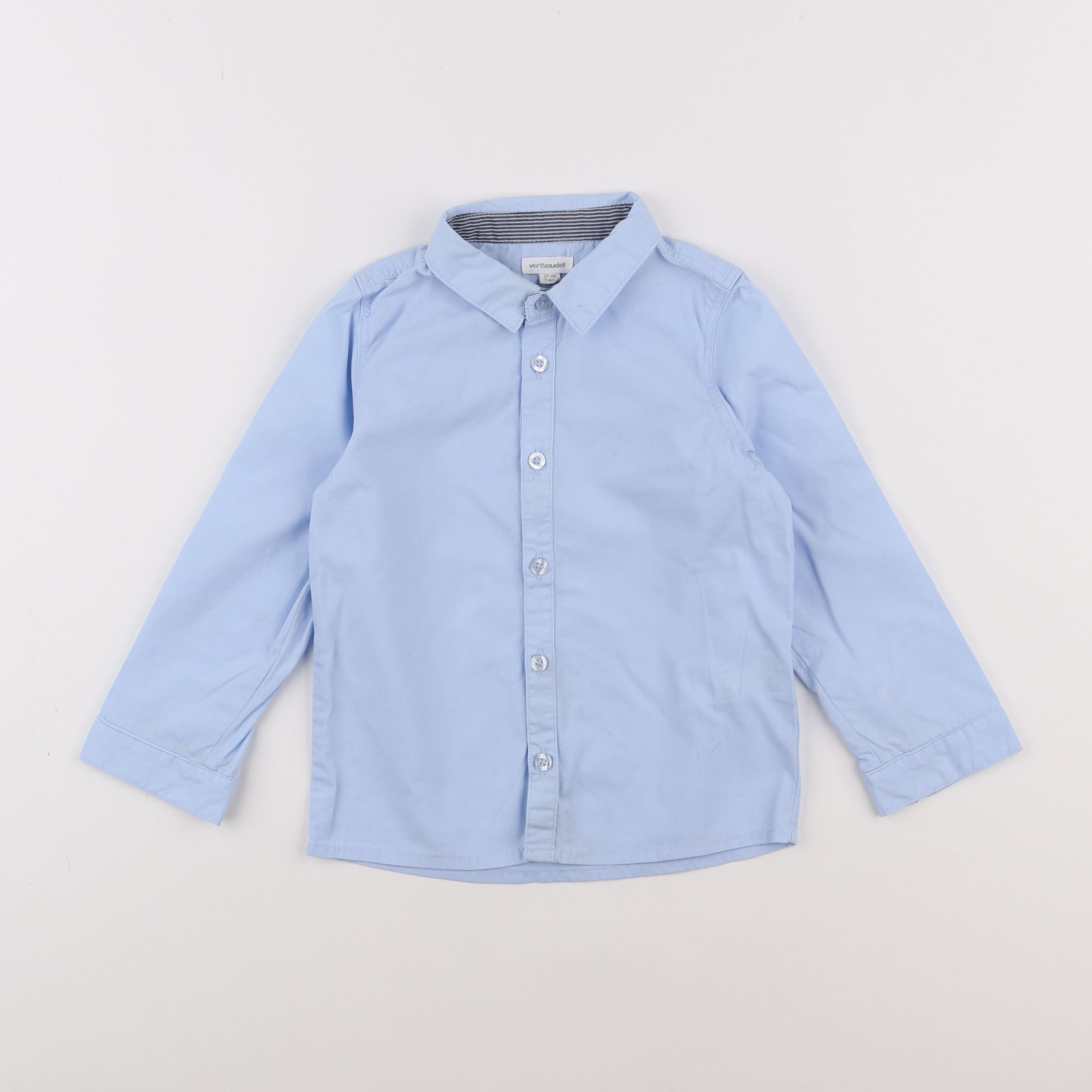 Vertbaudet - chemise bleu - 3 ans