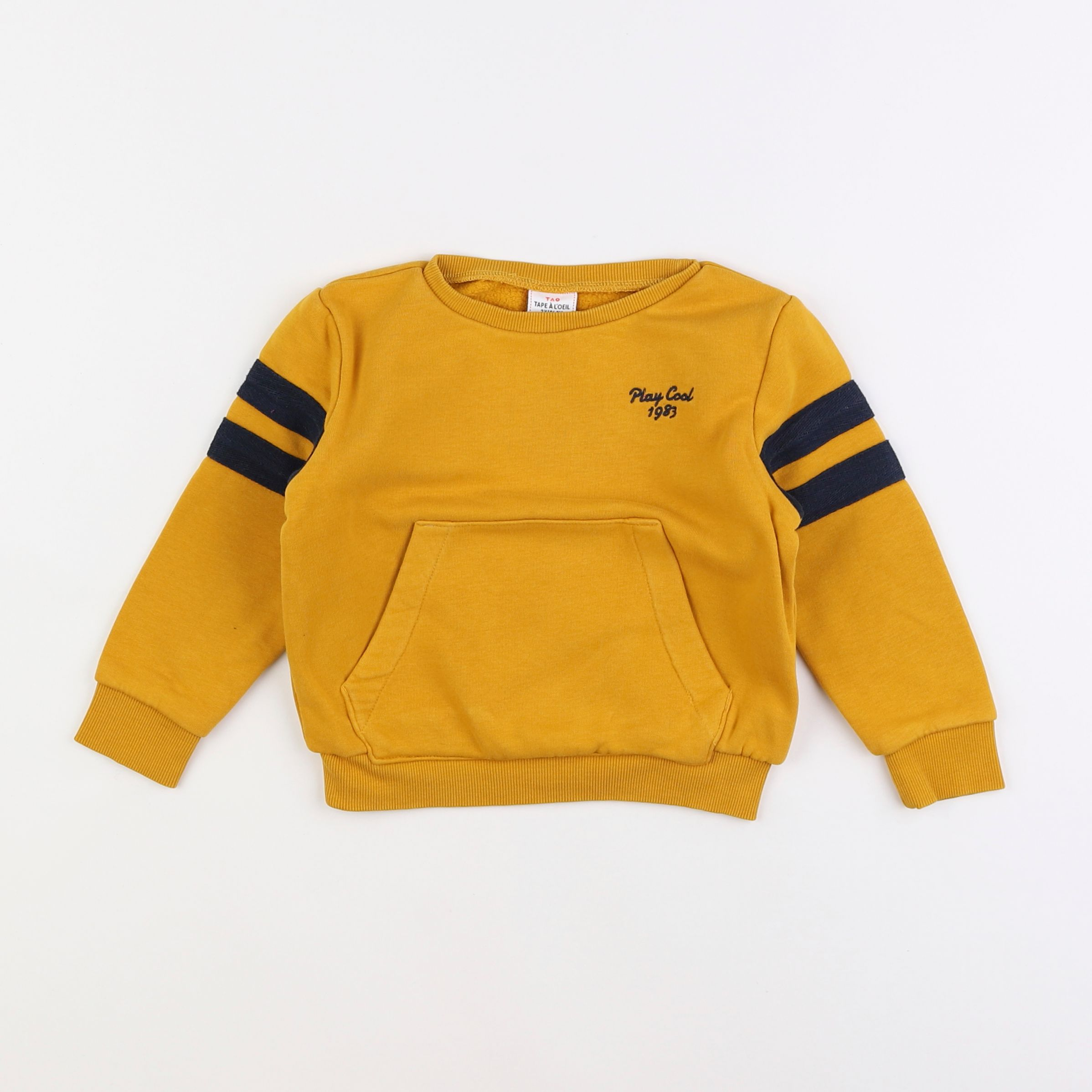 Tape à l'oeil - sweat jaune - 2 ans