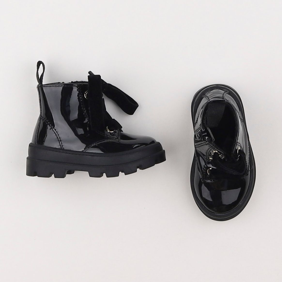 Zara - boots noir - pointure 18/19