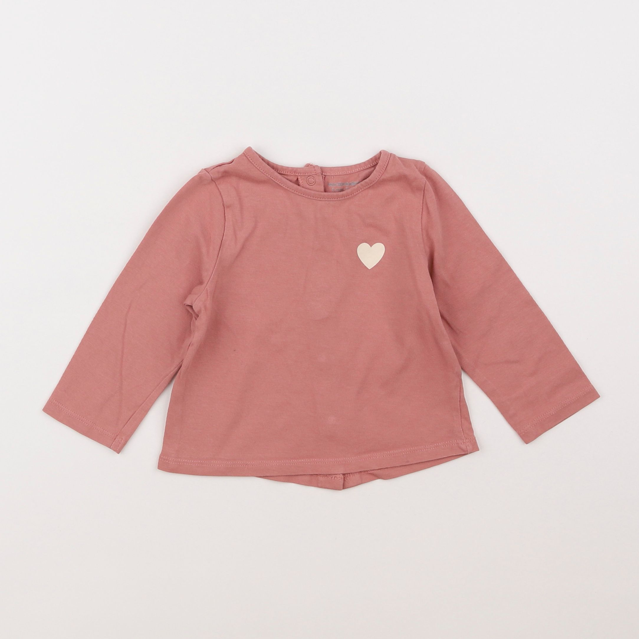 Vertbaudet - tee-shirt rose - 9 mois