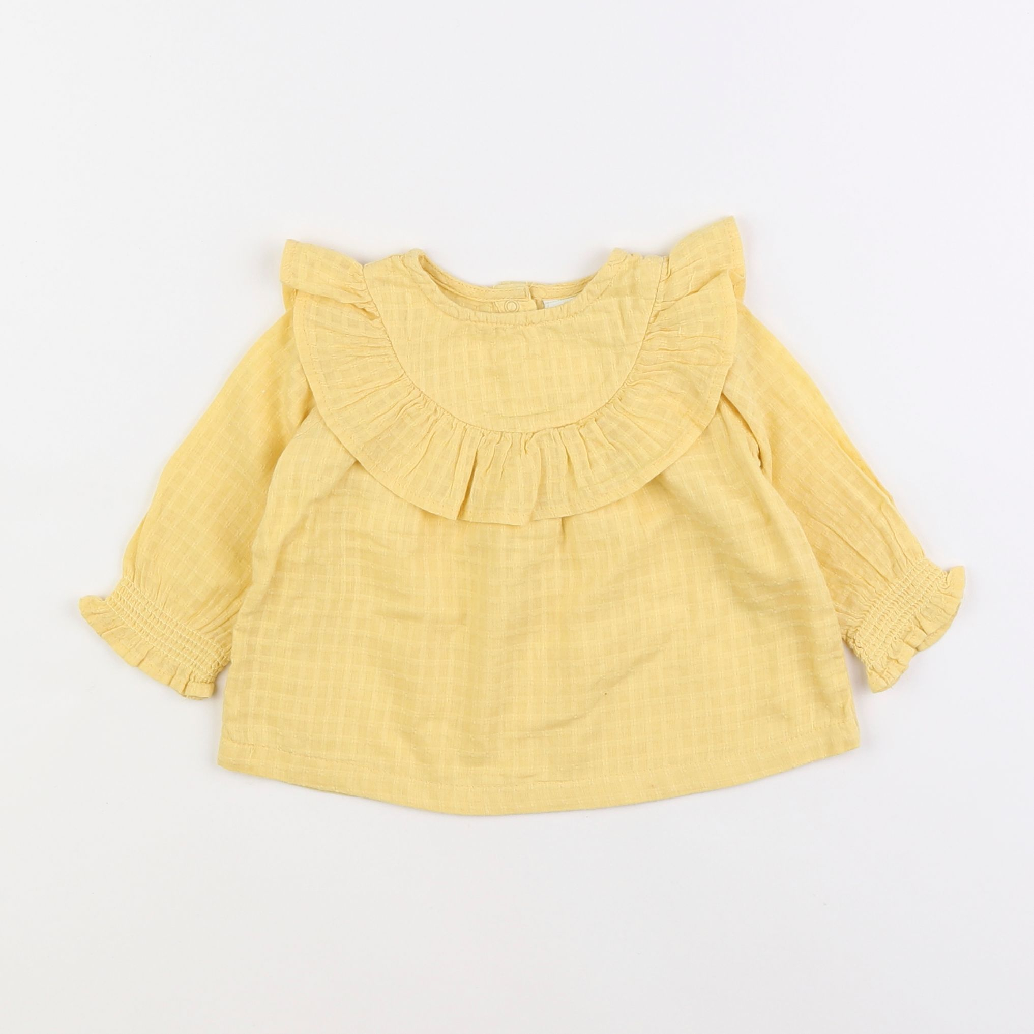 Tape à l'oeil - blouse jaune - 9 mois