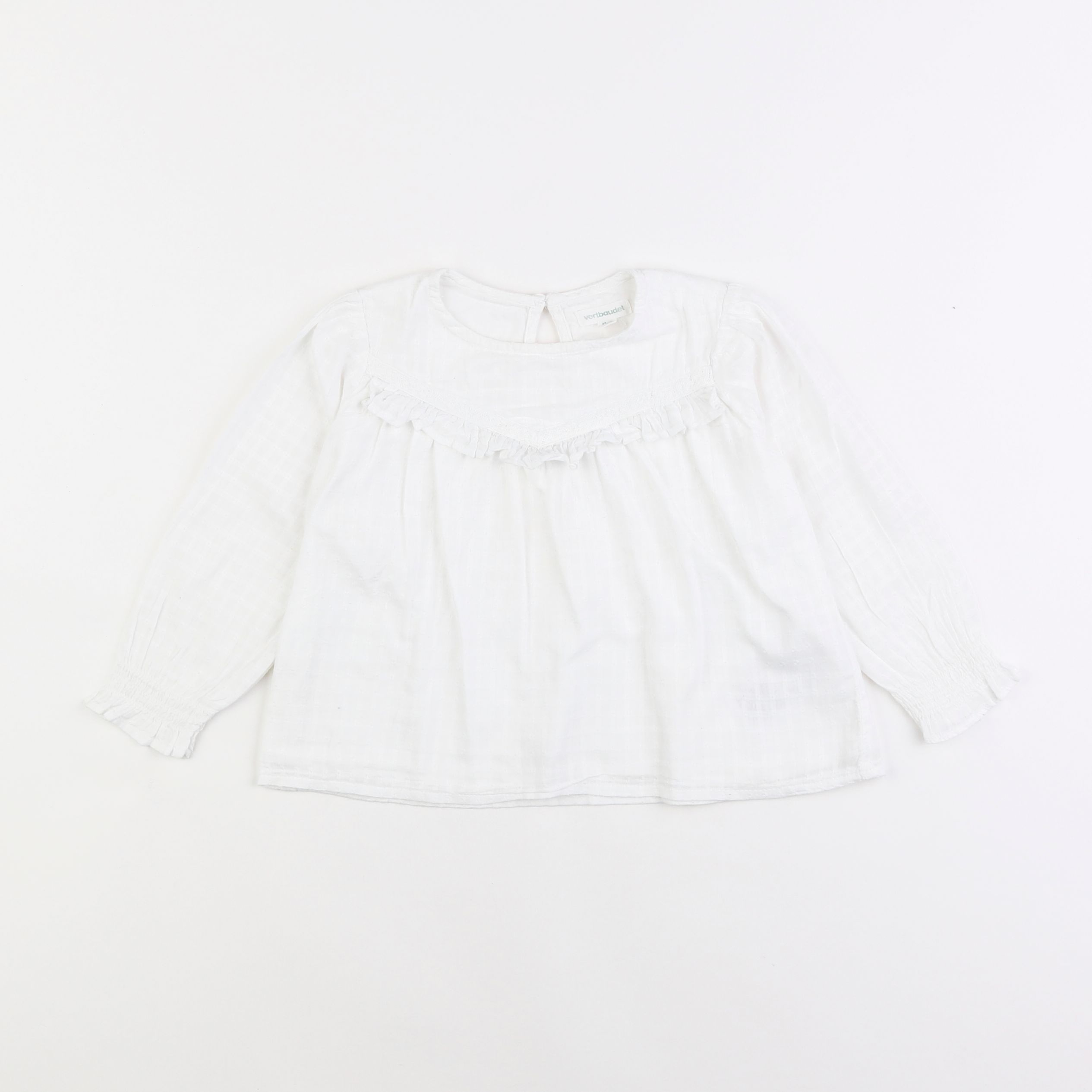 Vertbaudet - blouse blanc - 3 ans