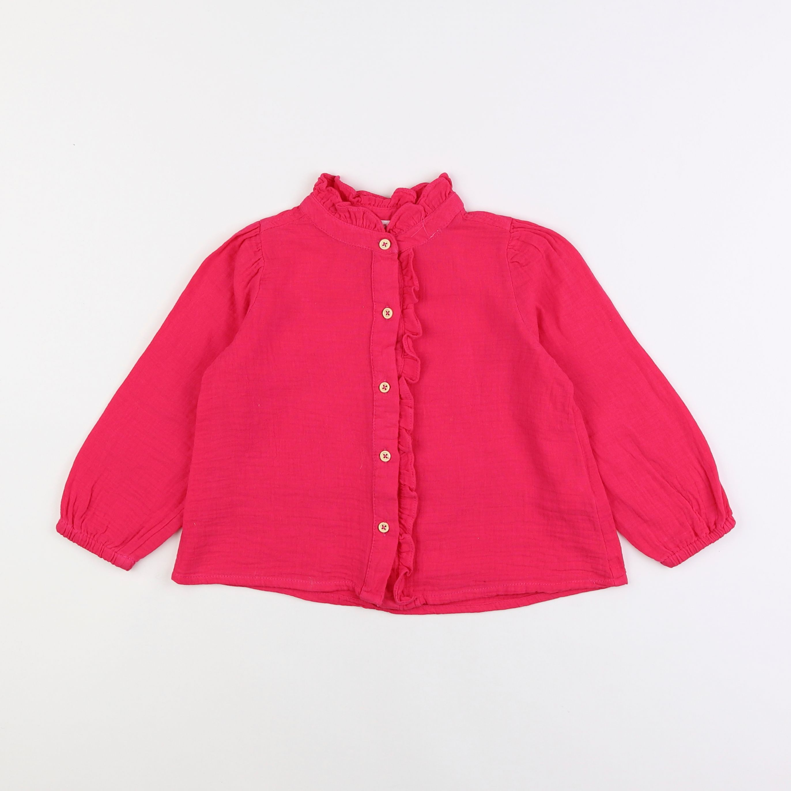 Monoprix - blouse rose - 3 ans