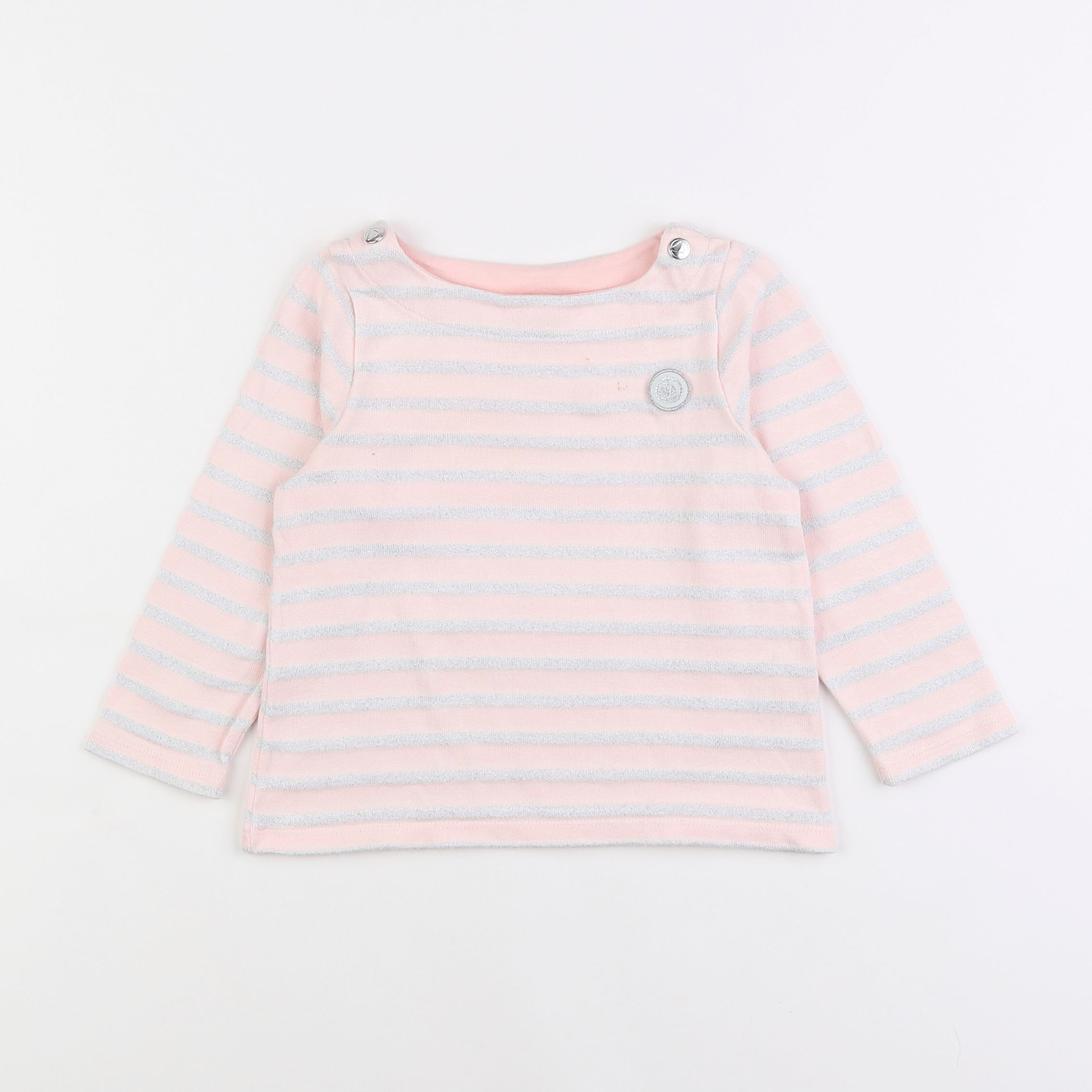 Petit Bateau - tee-shirt rose - 4 ans