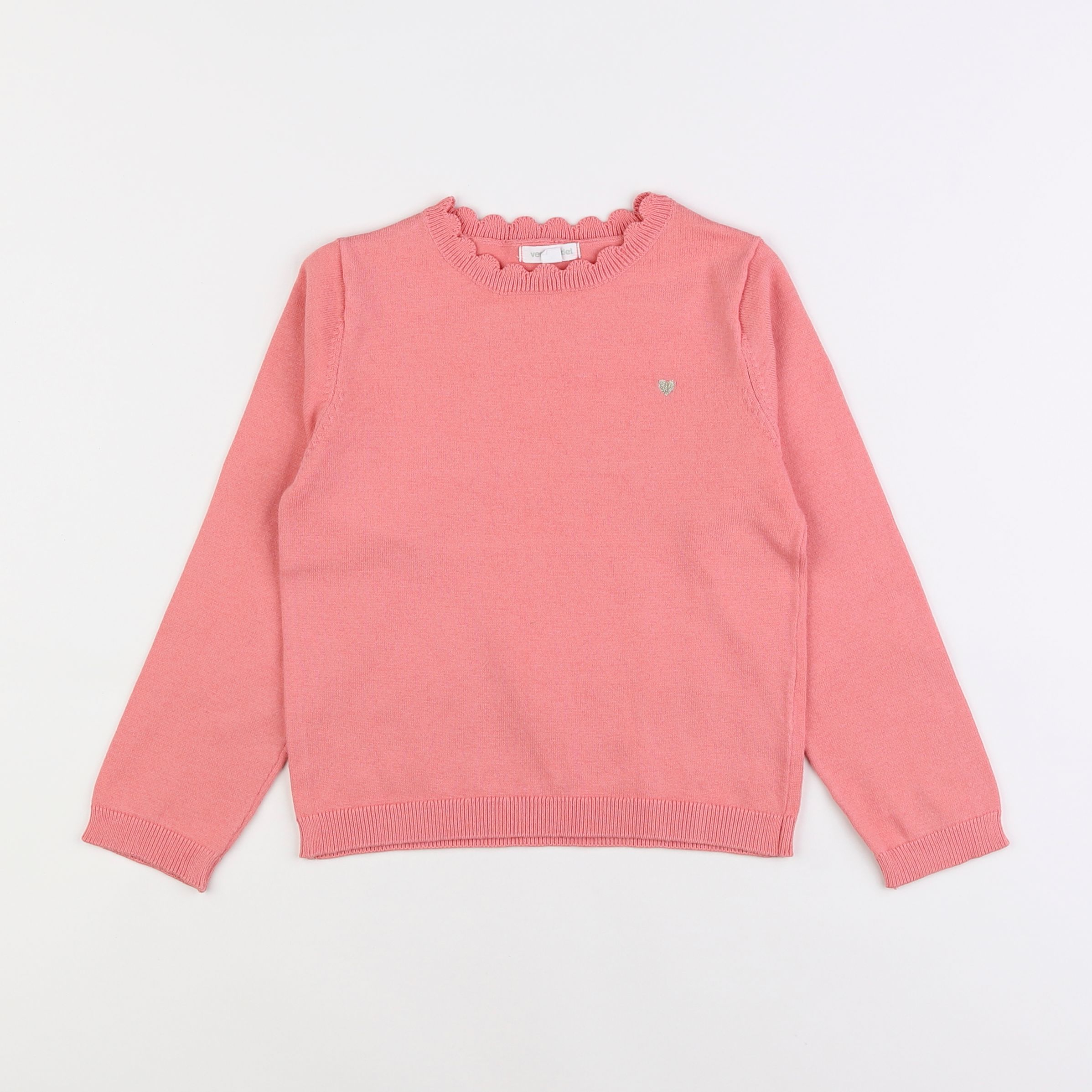 Vertbaudet - pull rose - 6 ans