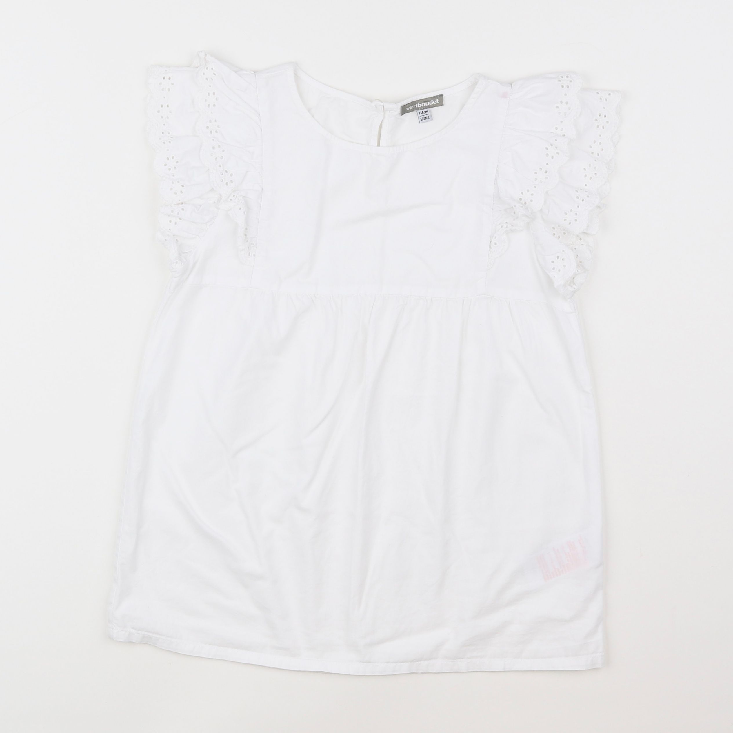 Vertbaudet - blouse blanc - 10 ans