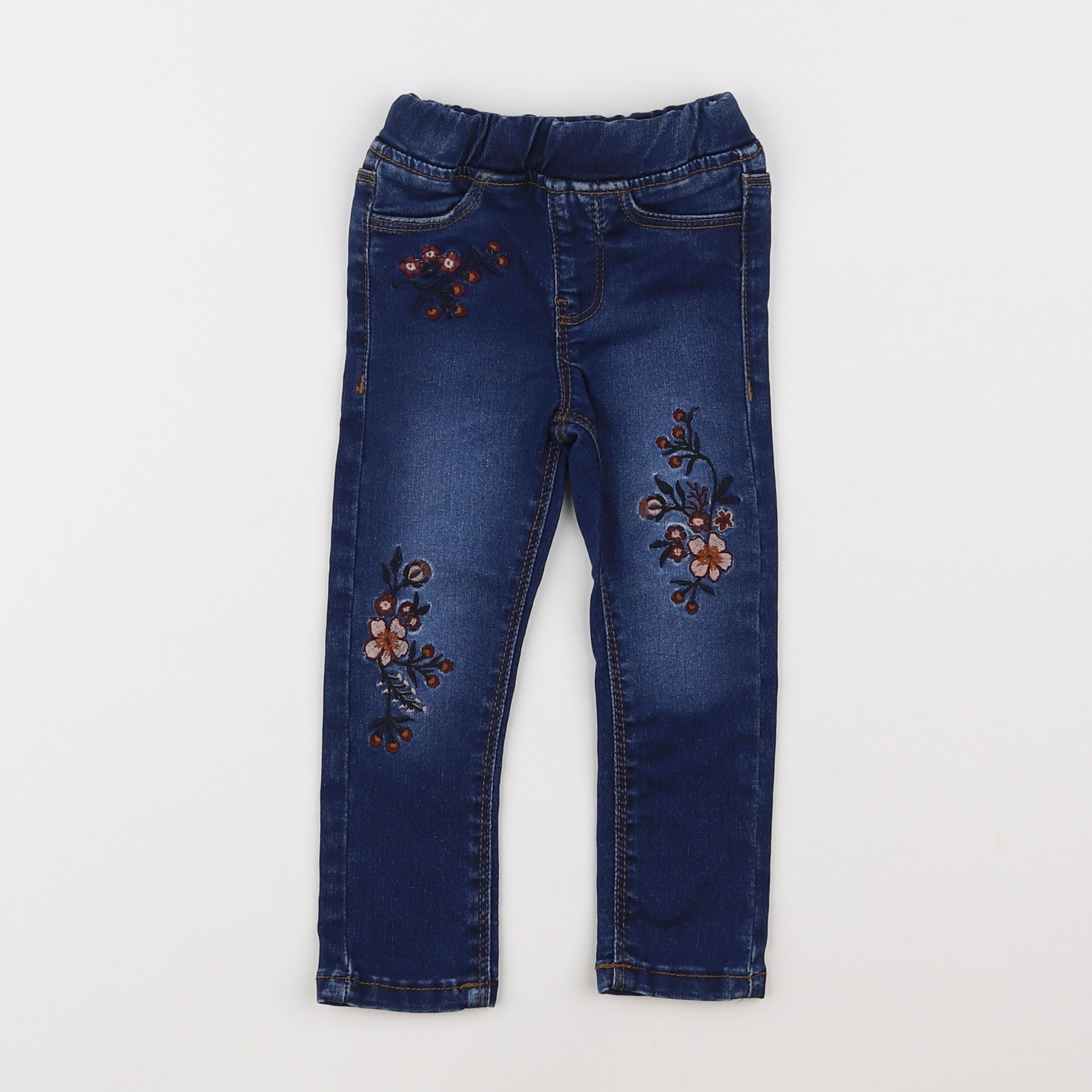 Vertbaudet - jegging bleu - 2 ans