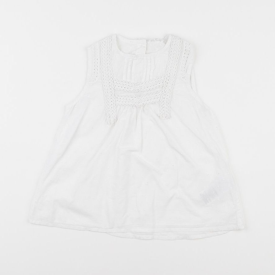 Vertbaudet - blouse blanc - 8 ans