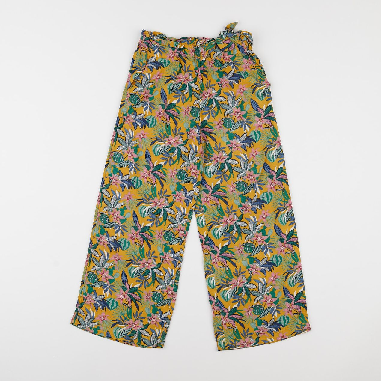 Vertbaudet - pantalon jaune - 7 ans