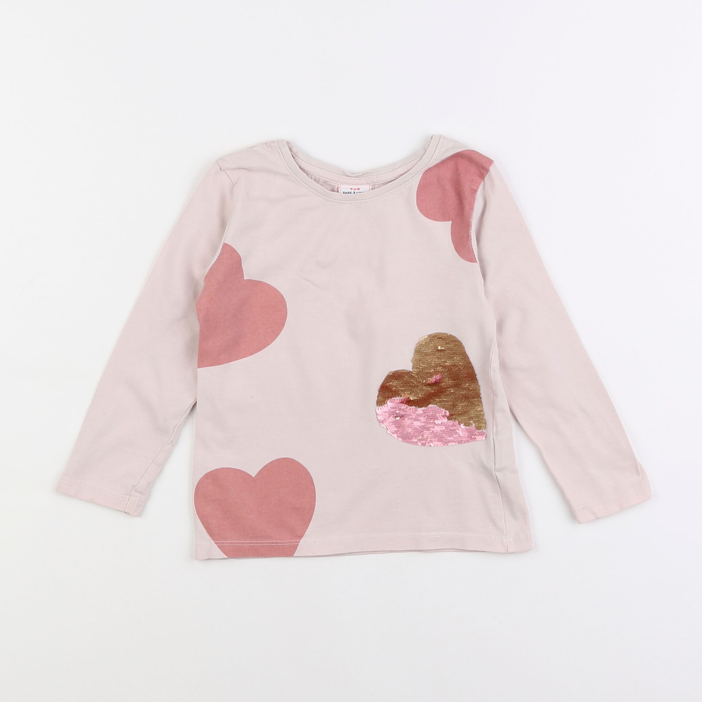 Tape à l'oeil - tee-shirt rose - 4 ans