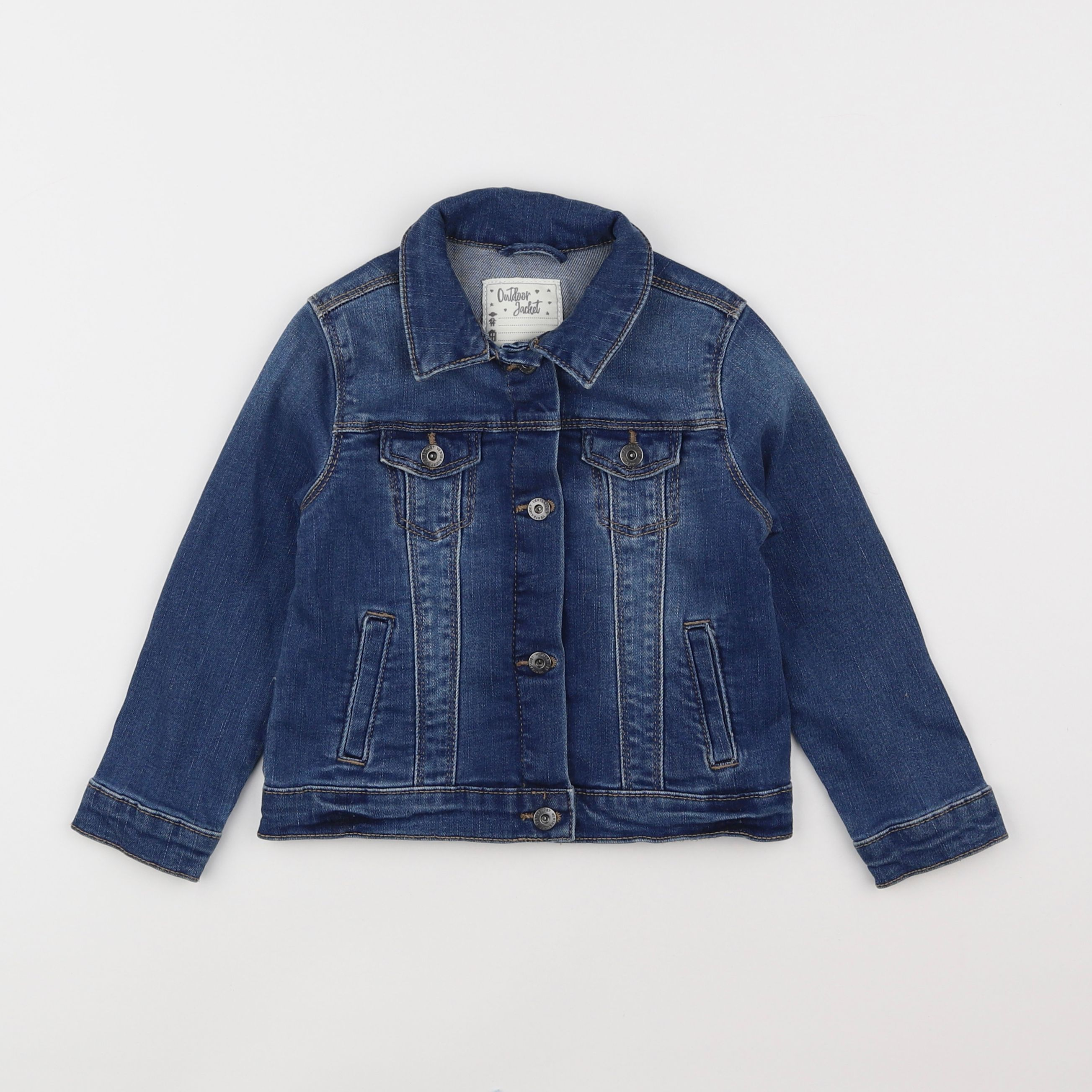 Vertbaudet - veste bleu - 4 ans