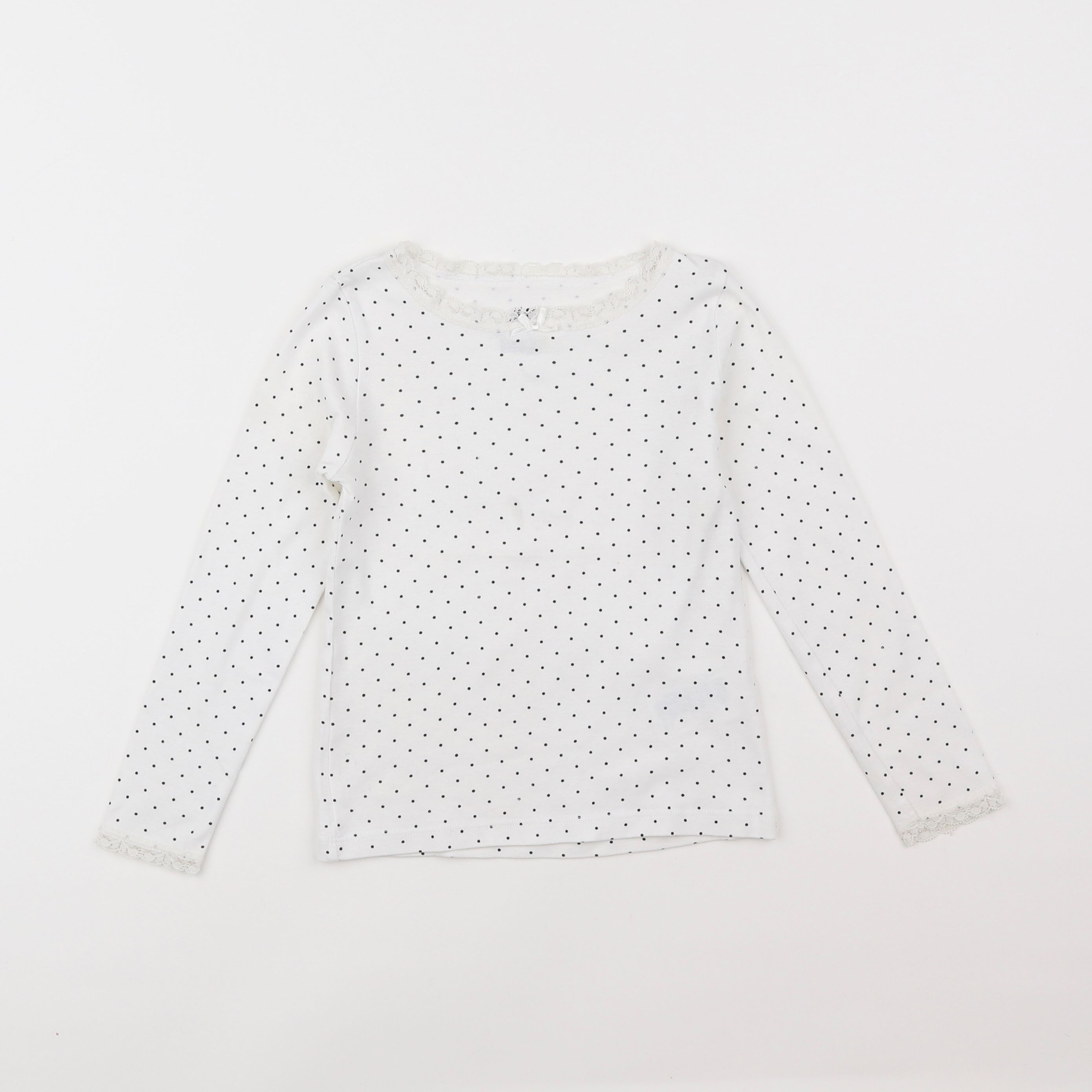 H&M - maillot de corps blanc, bleu - 4/6 ans