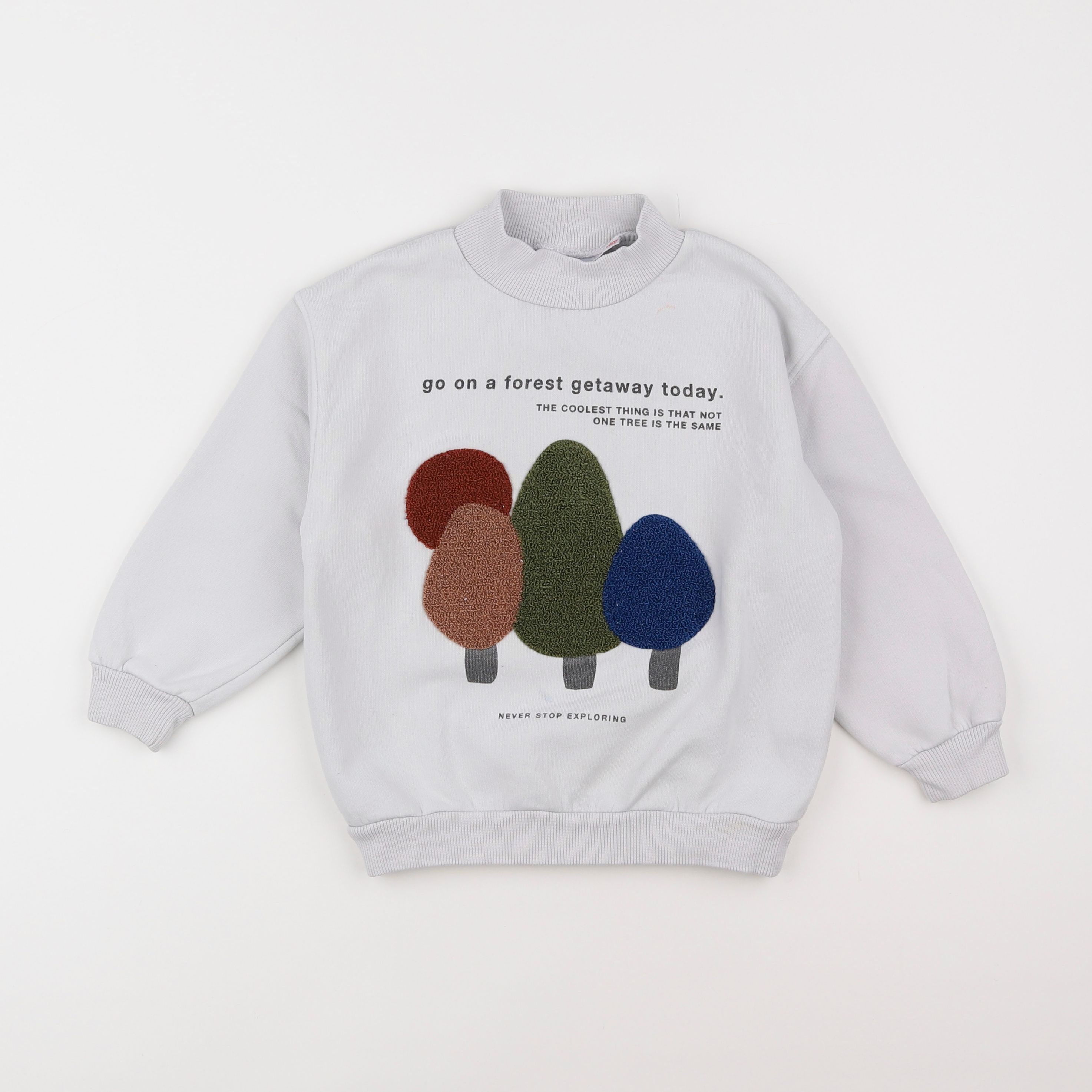 Zara - sweat blanc - 4/5 ans