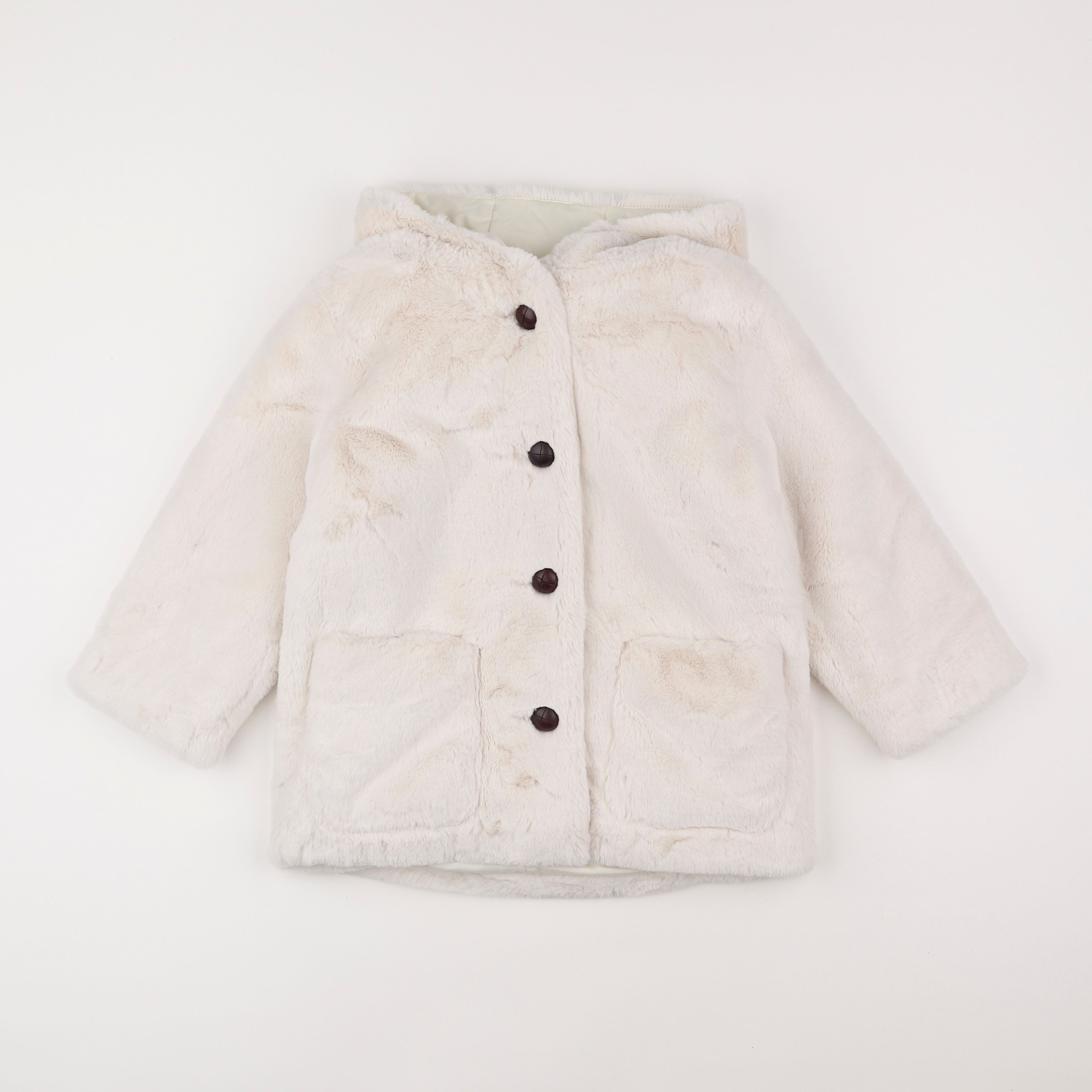 Bonton - veste blanc - 6/7 ans