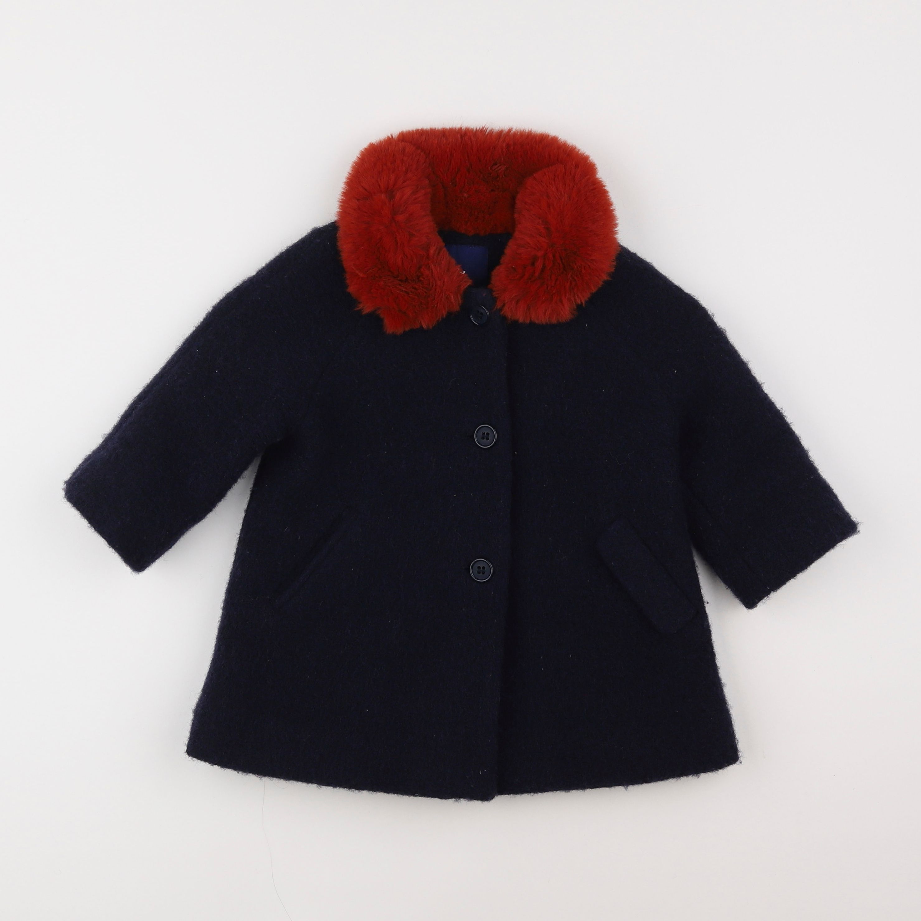 Jacadi - manteau bleu - 18 mois