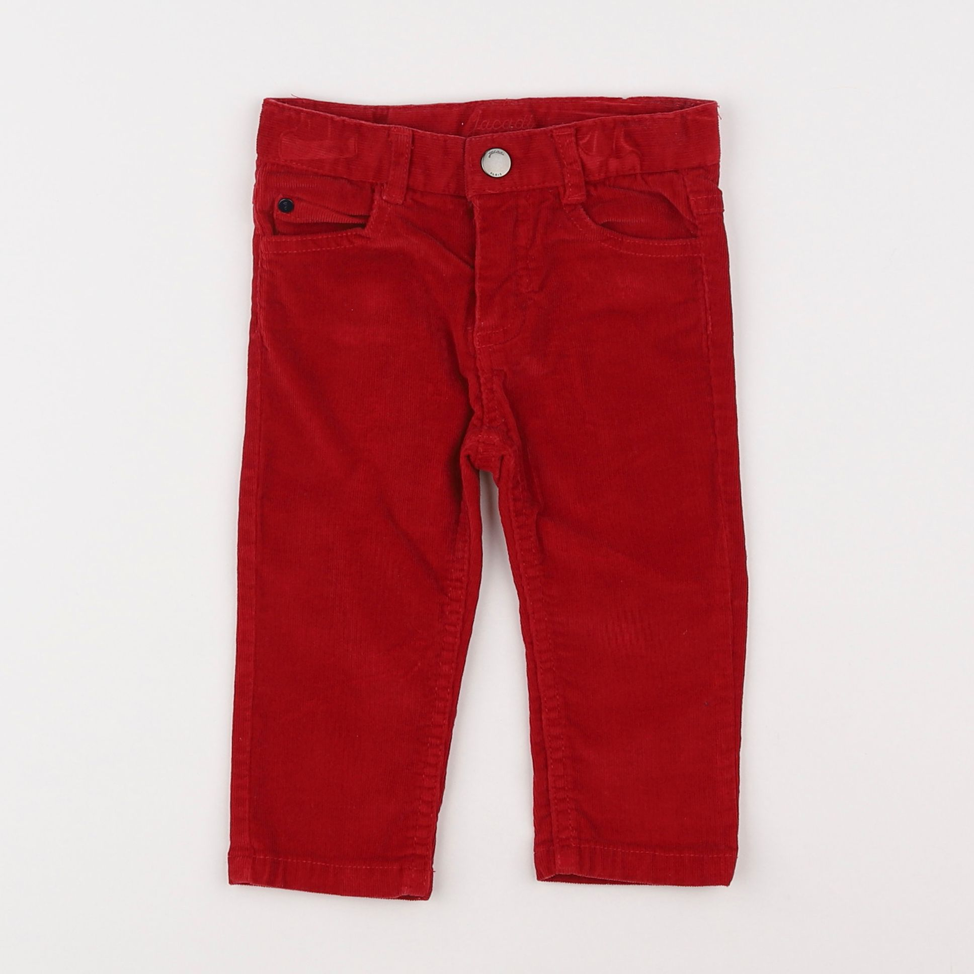 Jacadi - pantalon rouge - 12 mois