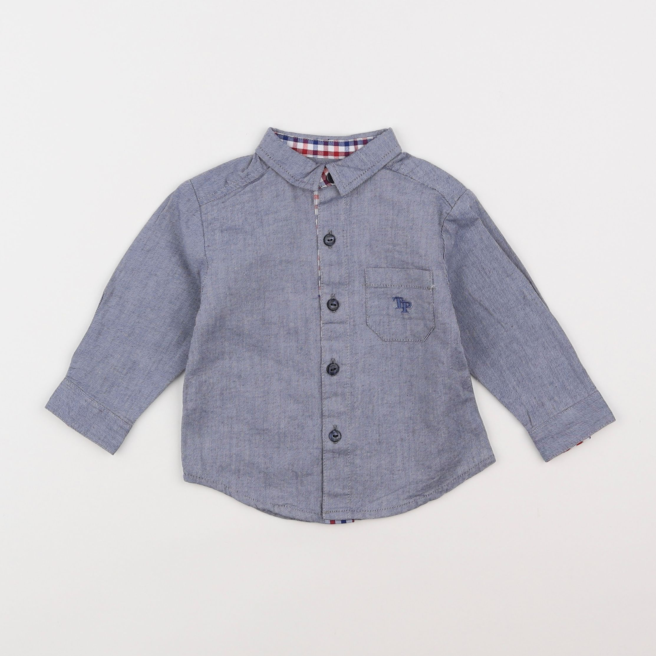 Tutto Piccolo - chemise bleu - 6 mois