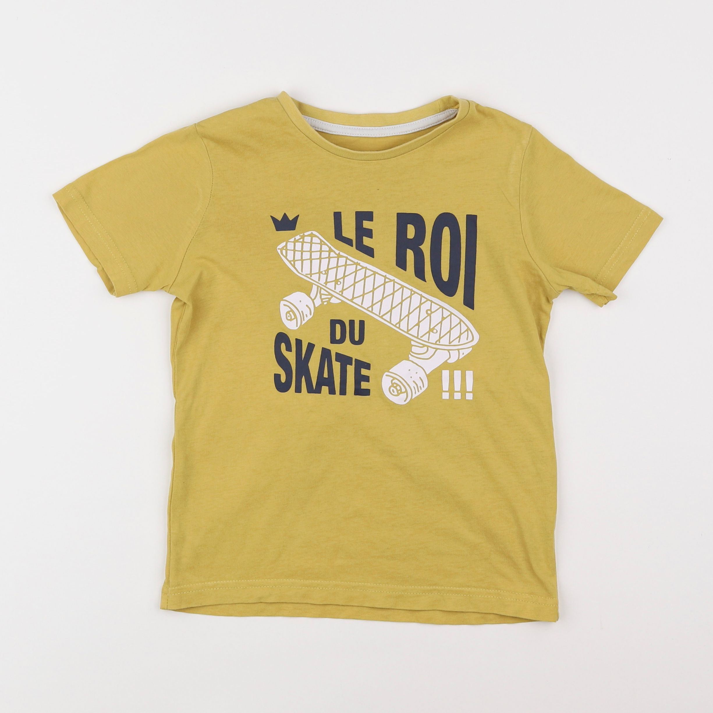 Vertbaudet - tee-shirt jaune - 6 ans