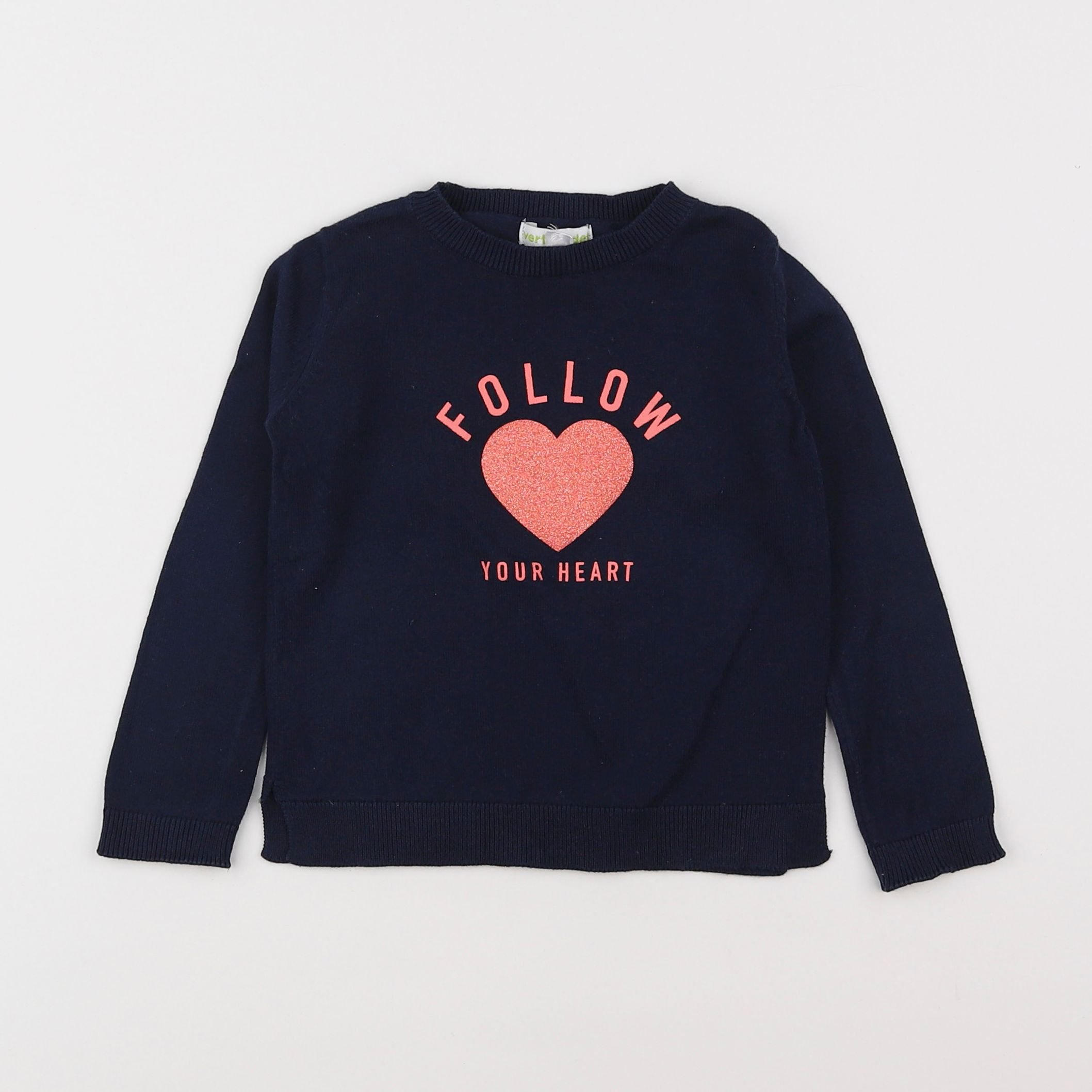 Vertbaudet - pull bleu - 3 ans