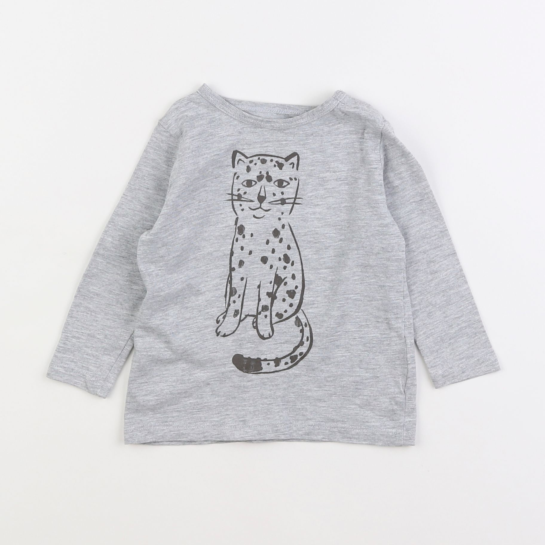 Boutchou - tee-shirt gris - 12 mois