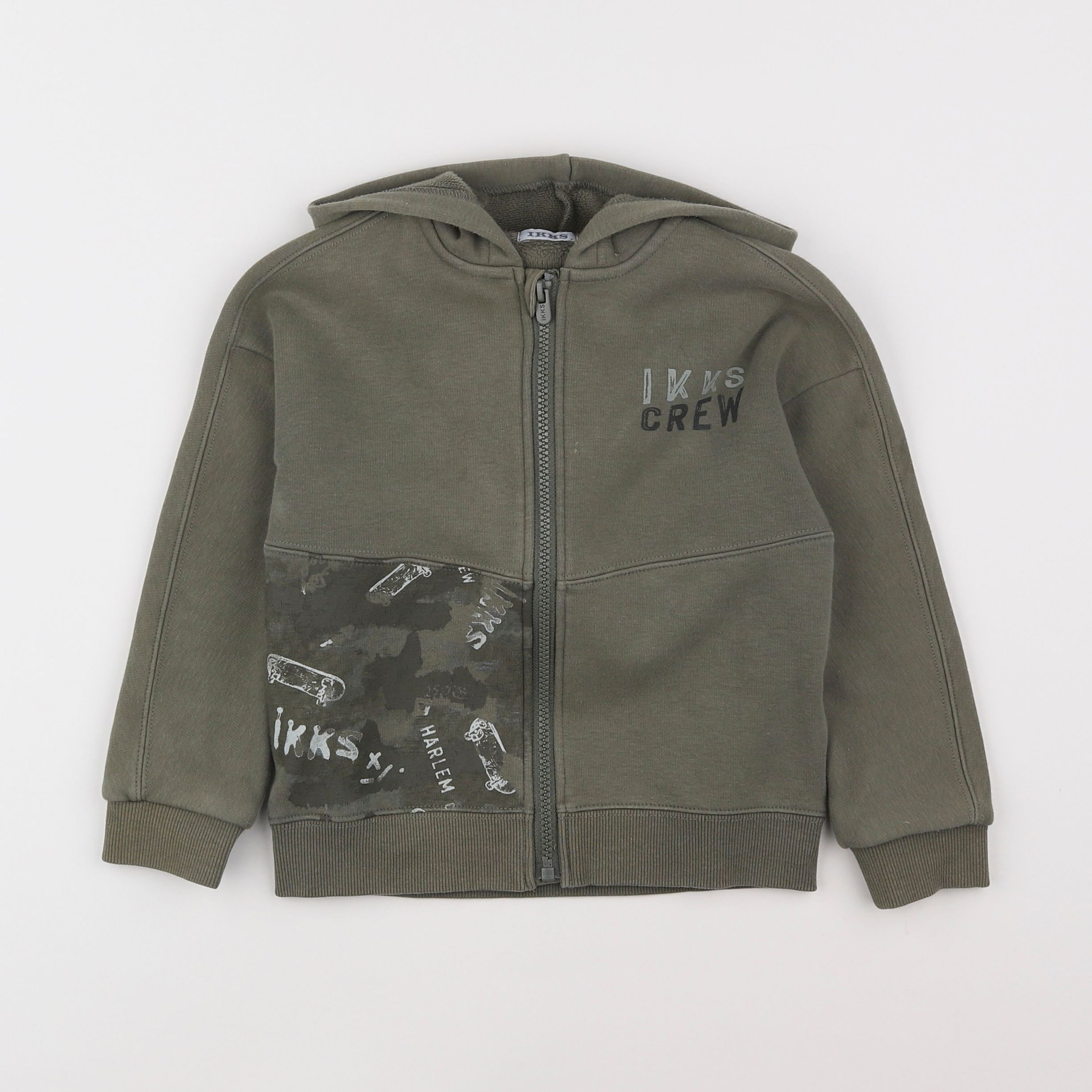 IKKS - sweat imprimé au dos vert - 3 ans