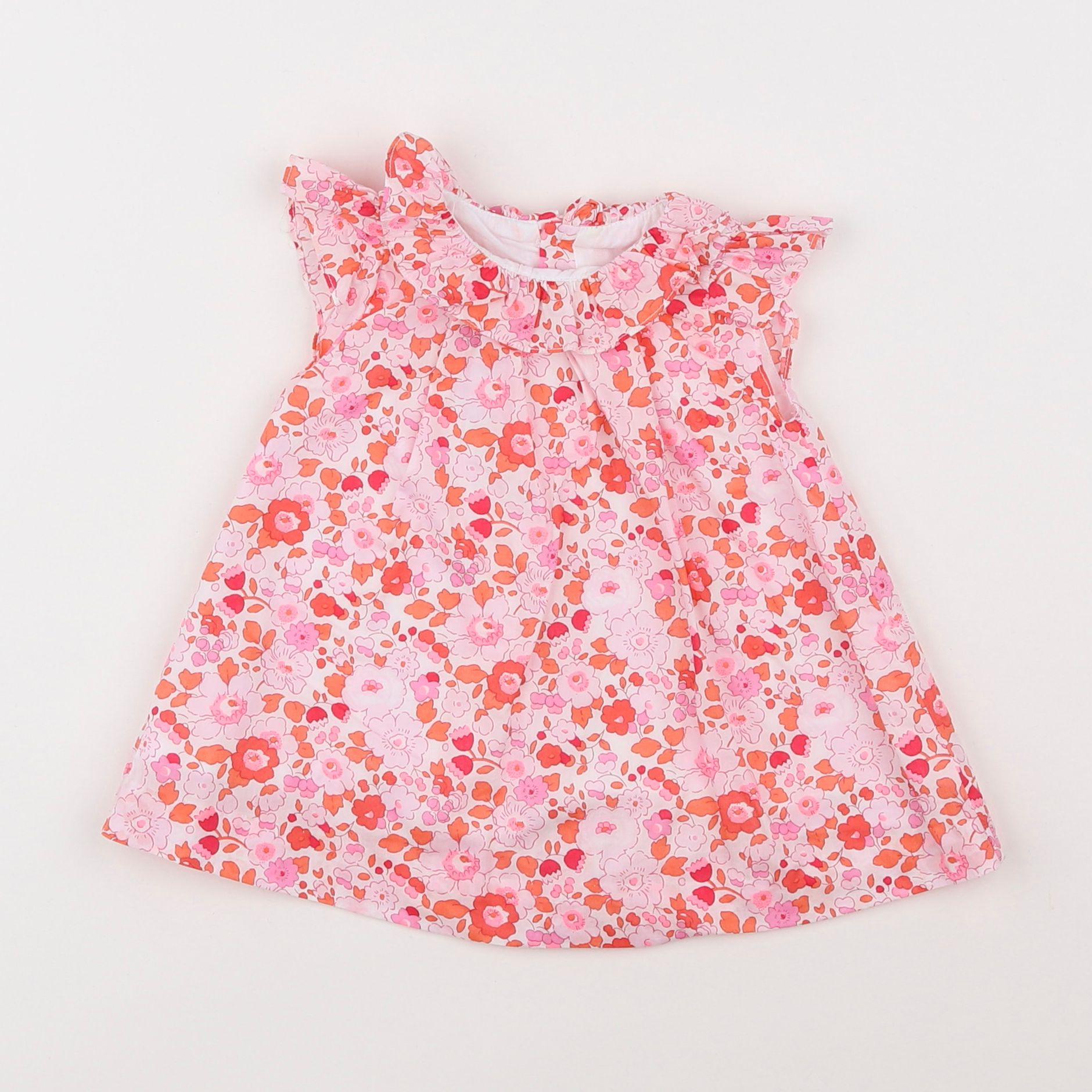 Jacadi - robe liberty rose - 3 mois