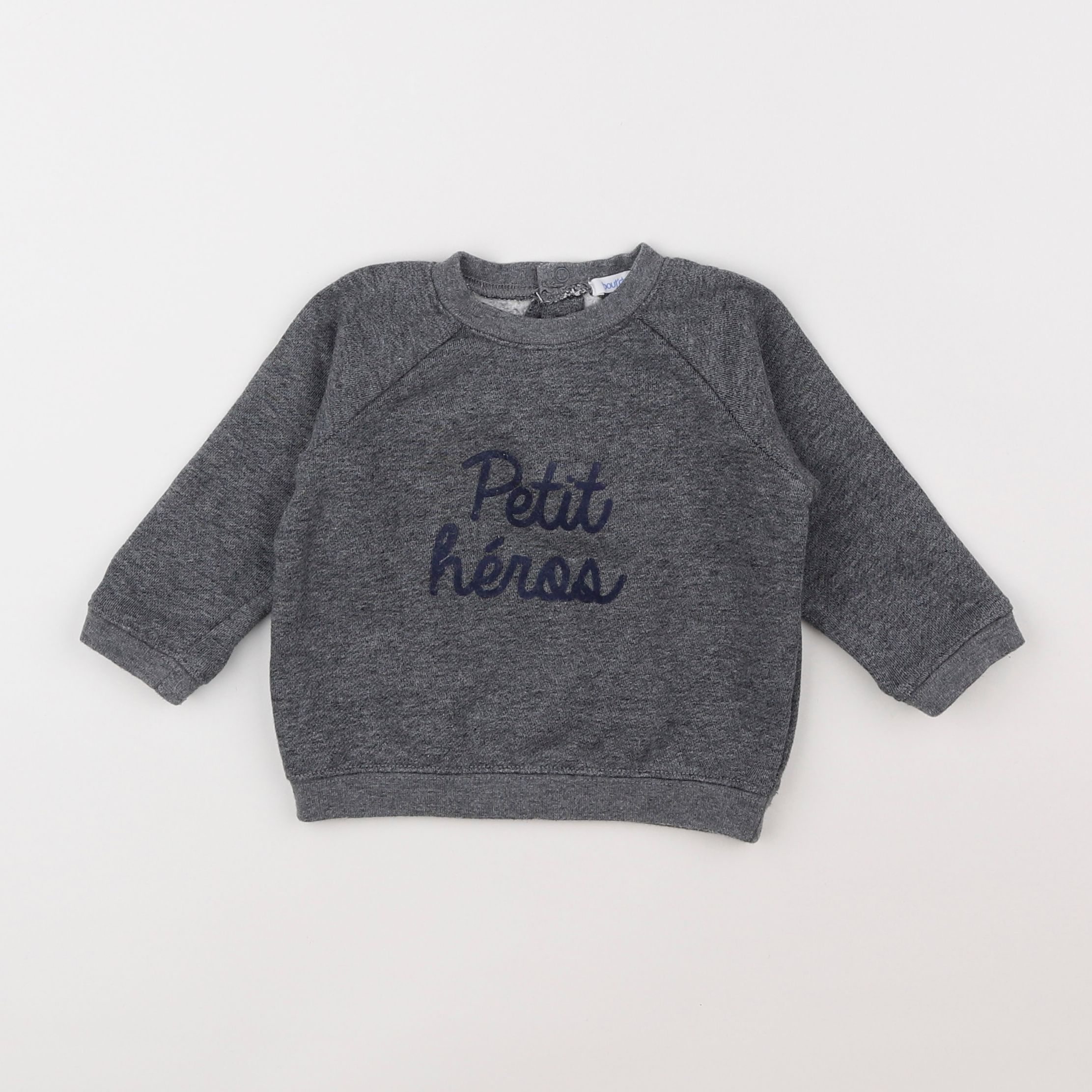 Boutchou - sweat gris - 12 mois