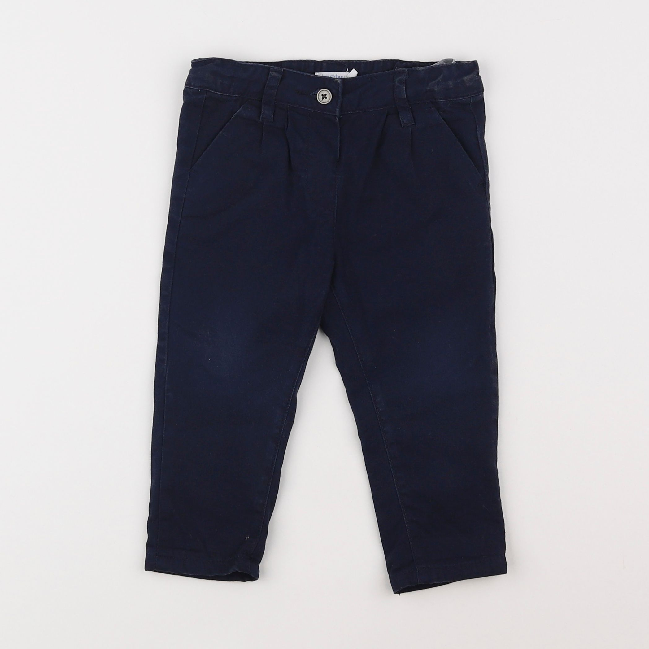 Boutchou - pantalon bleu - 12 mois