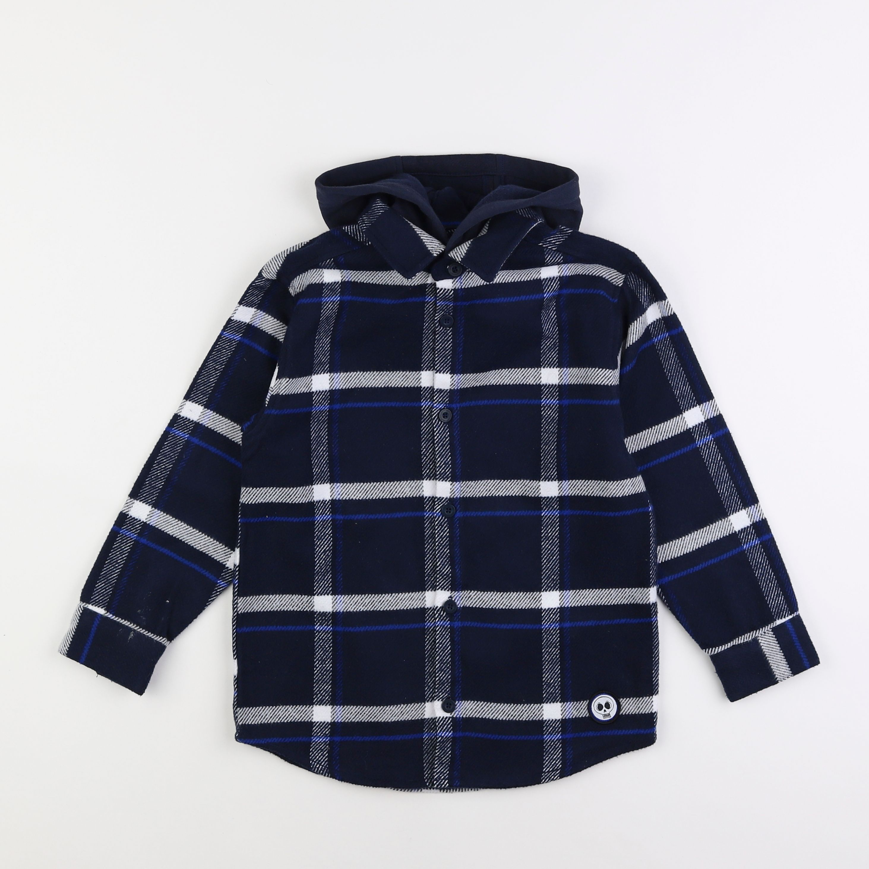 Vertbaudet - chemise bleu - 8 ans