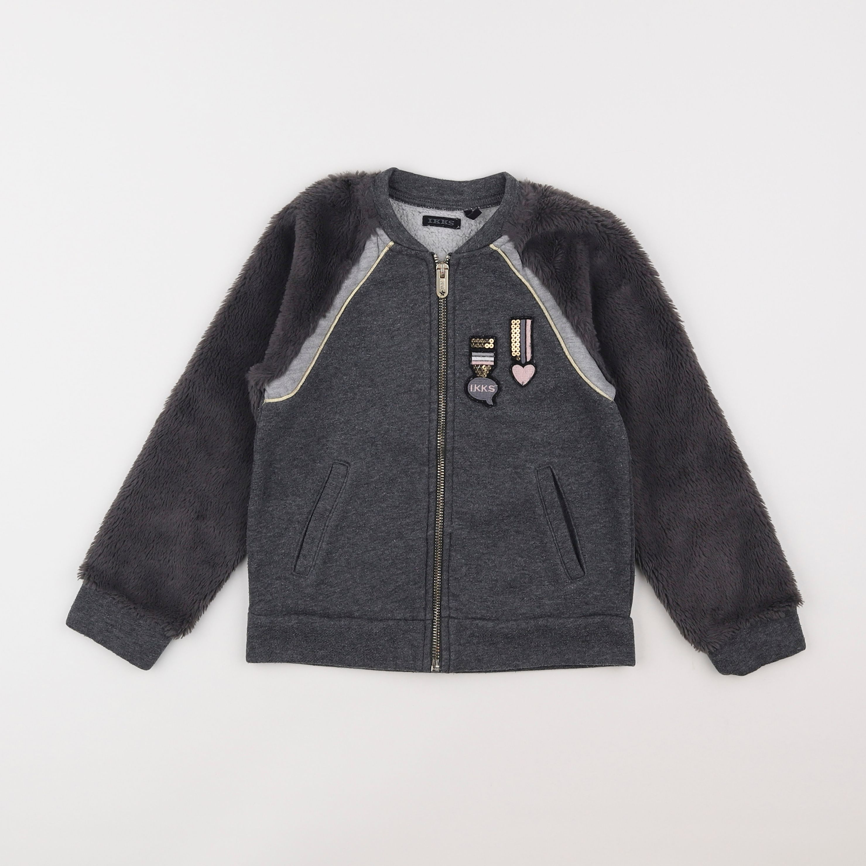 IKKS - veste gris - 6 ans