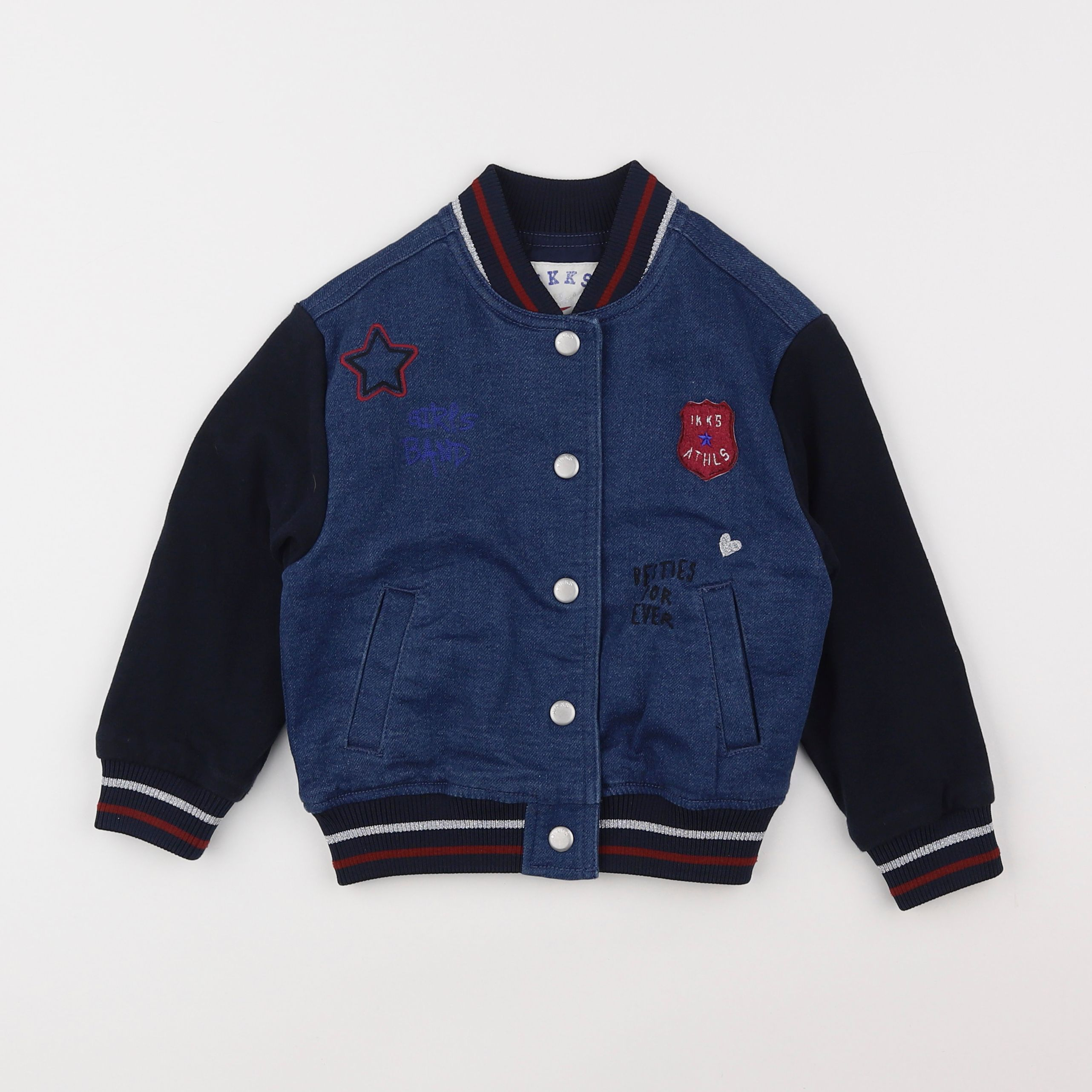 IKKS - veste bleu, noir - 4 ans