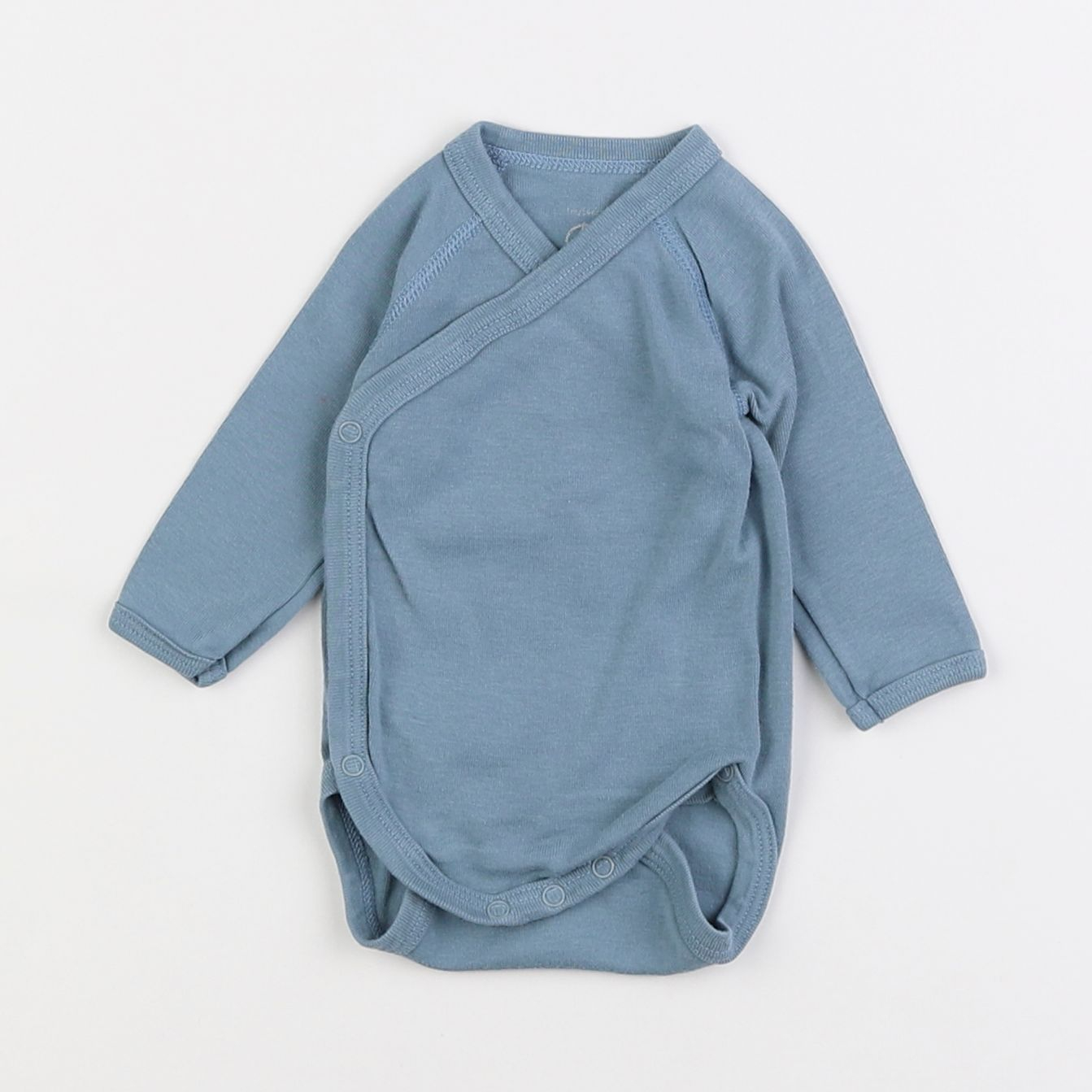 Petit Bateau - body bleu - 1 mois