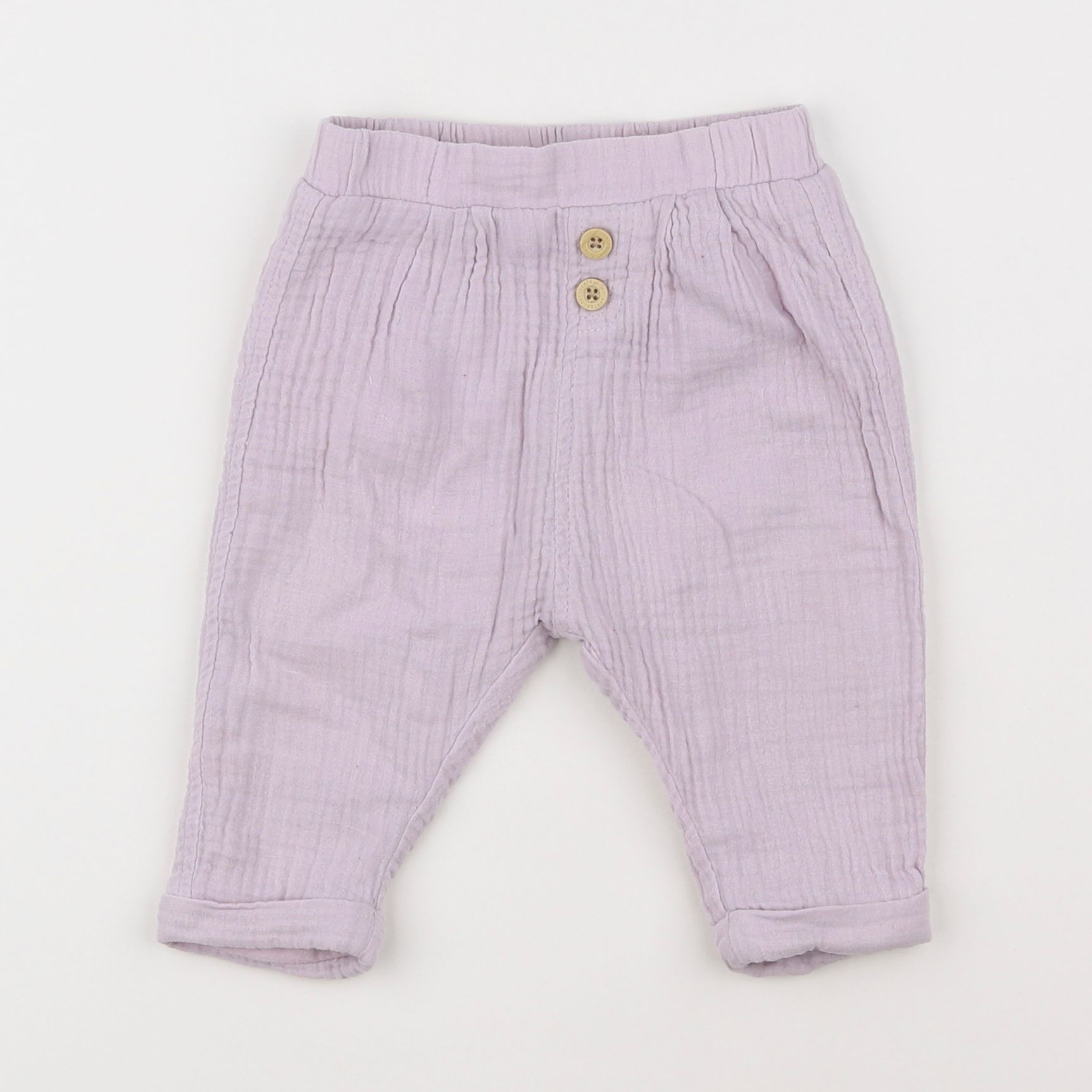 Vertbaudet - pantalon violet - 9 mois