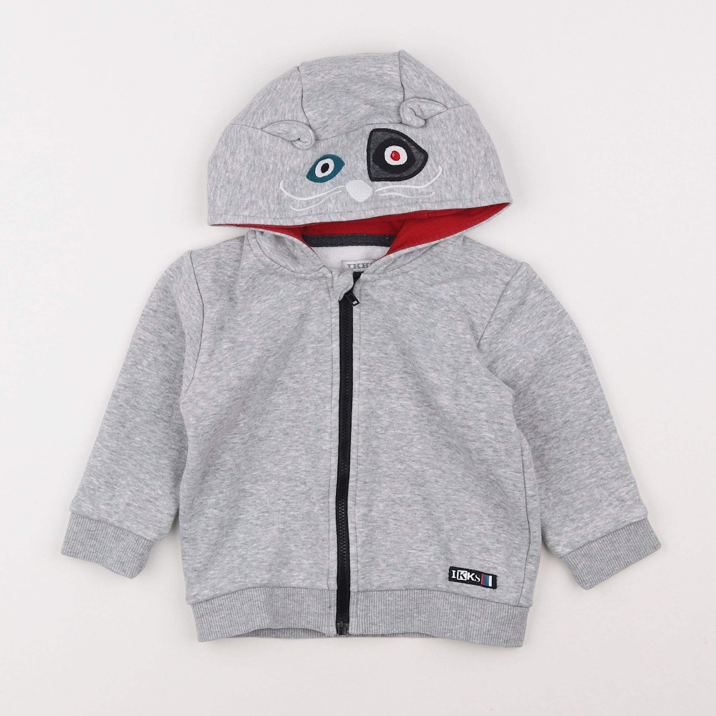 IKKS - sweat gris - 18 mois