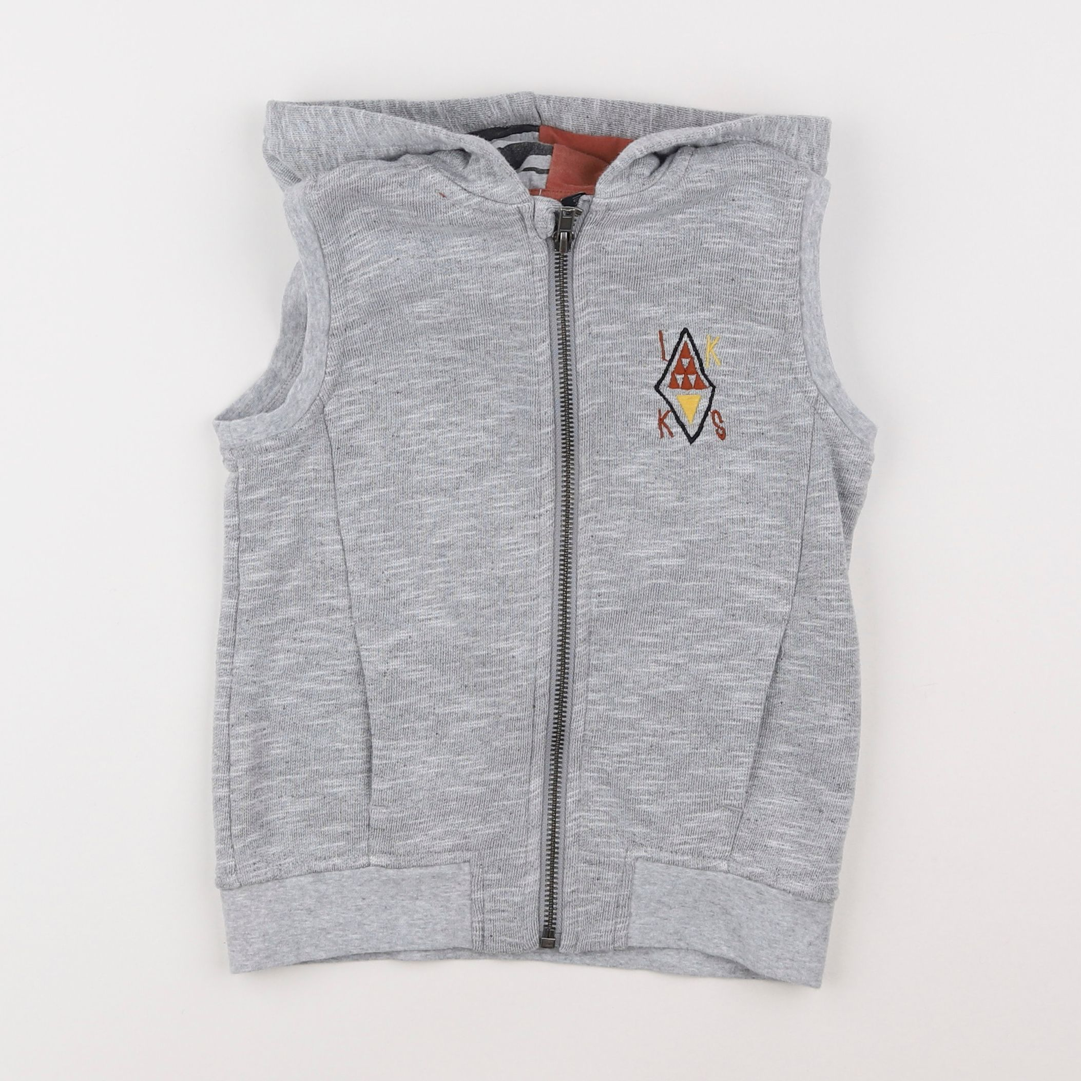 IKKS - gilet gris - 4 ans