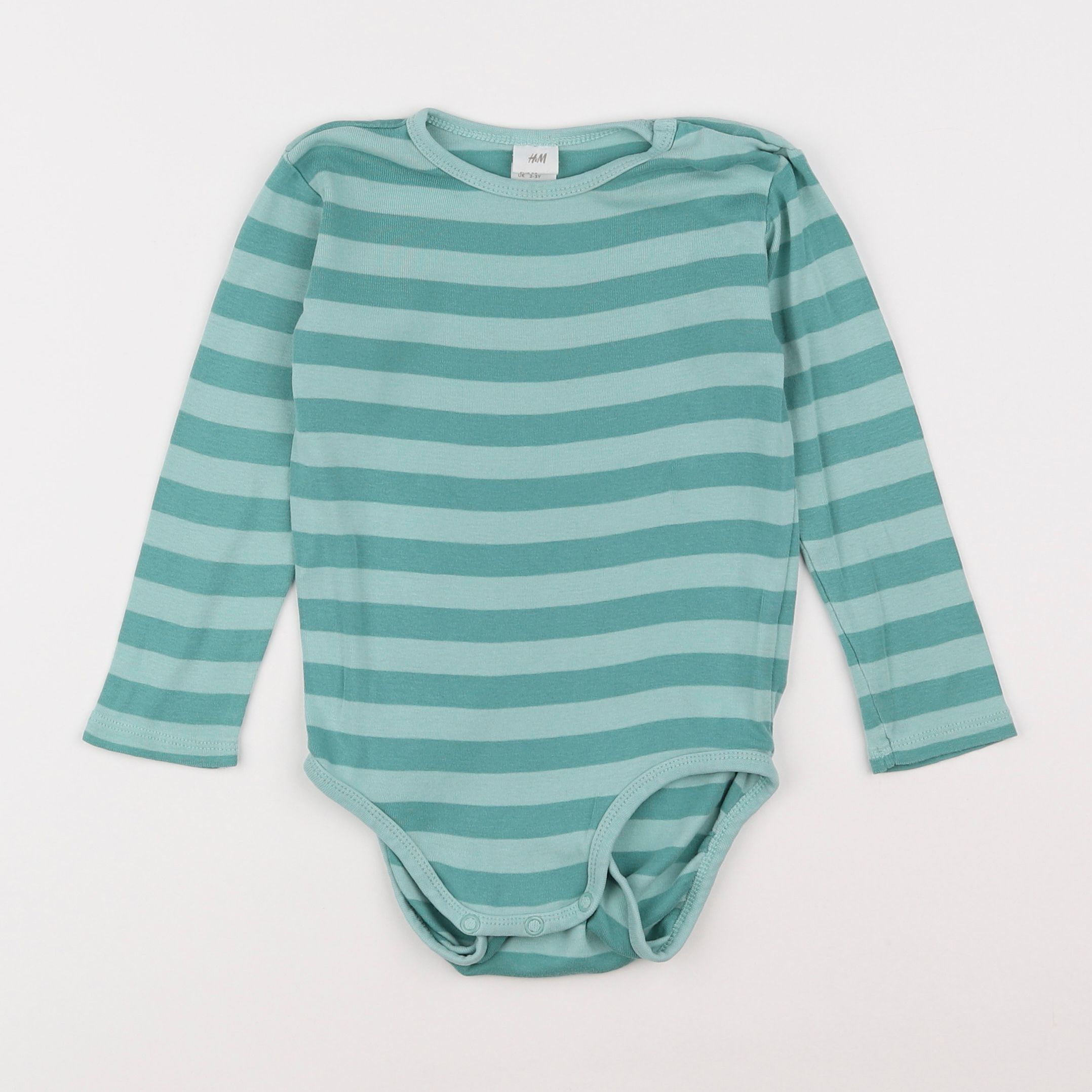 H&M - body vert - 2/3 ans