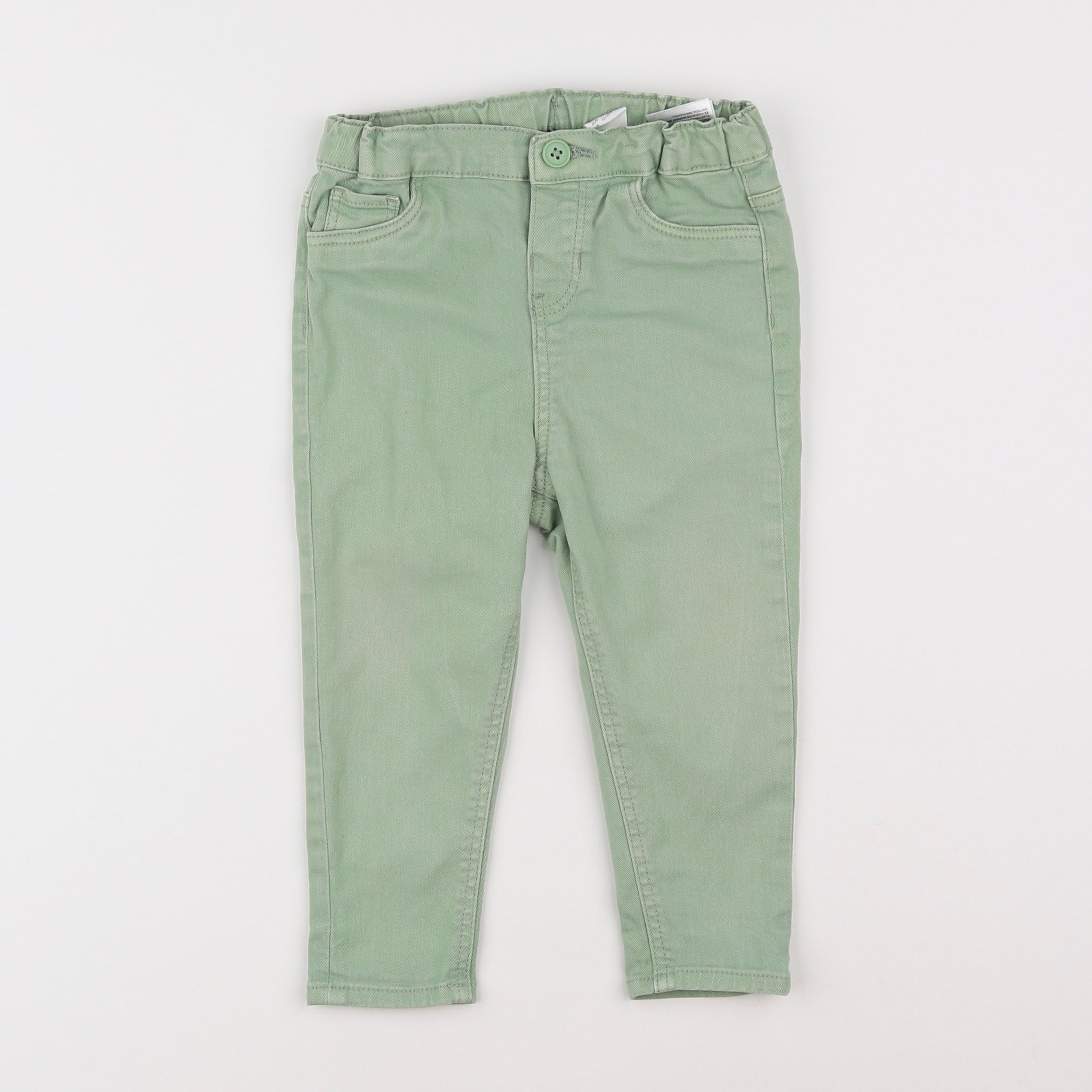 H&M - pantalon vert - 12/18 mois